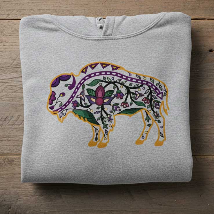 Buffalo Floral Motif 1-M Various Sizes