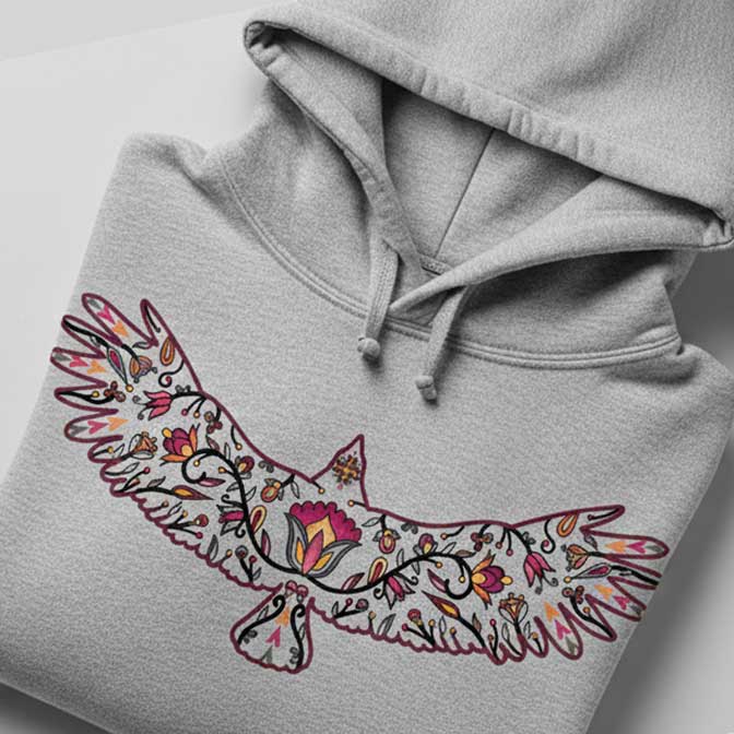 Eagle Floral Animals 01 Various Sizes