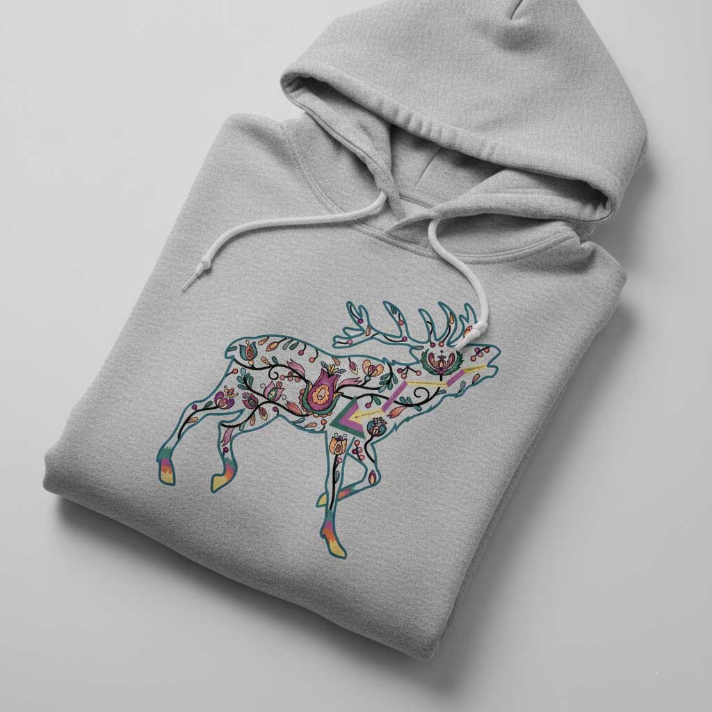 Elk Floral Animals 01-M Various Sizes