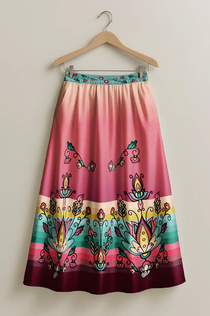 Golden Harvest Bloom Skirt