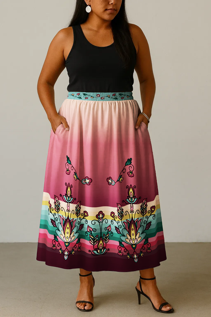 Golden Harvest Bloom Skirt