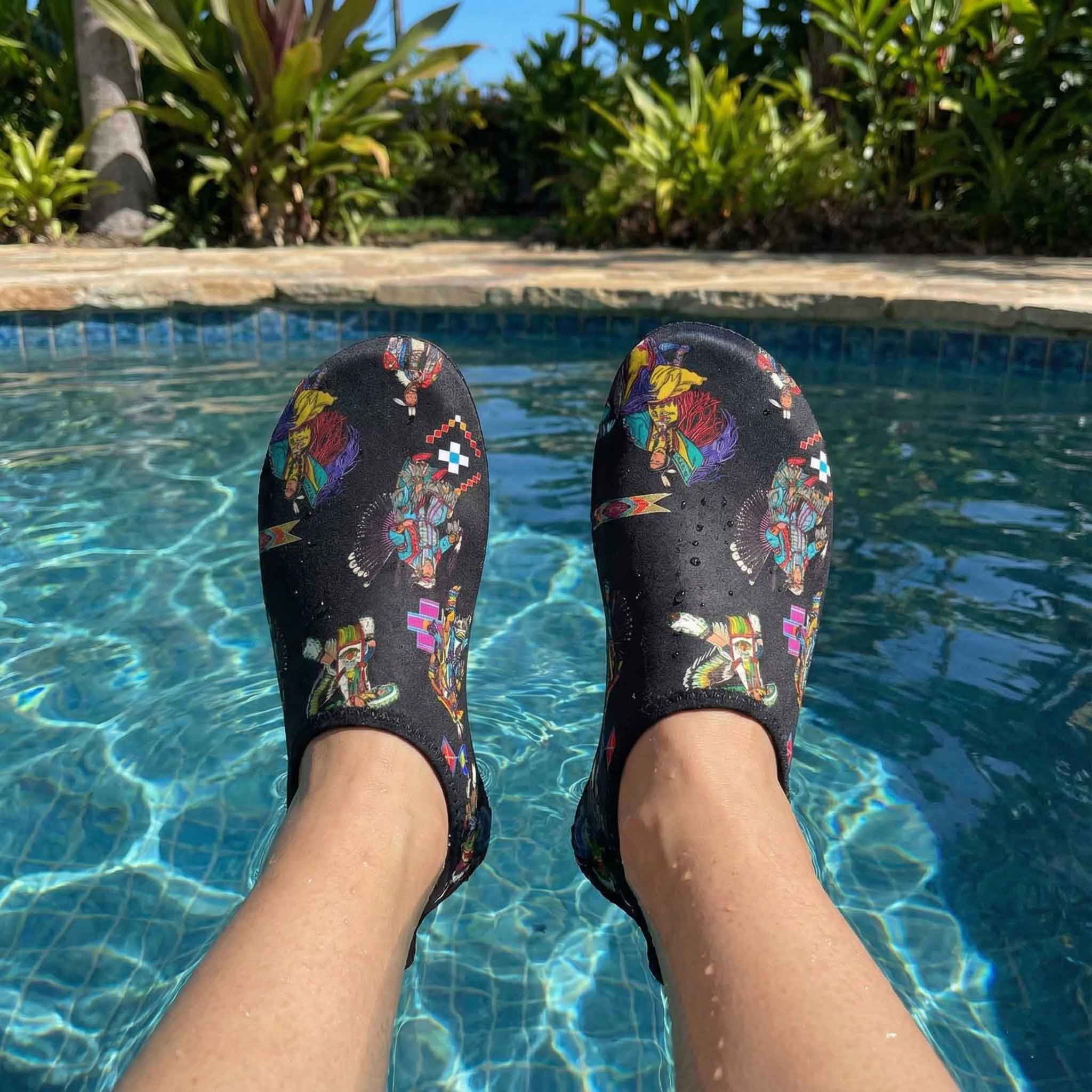 Grand Entry Dancers Black Sockamoccs