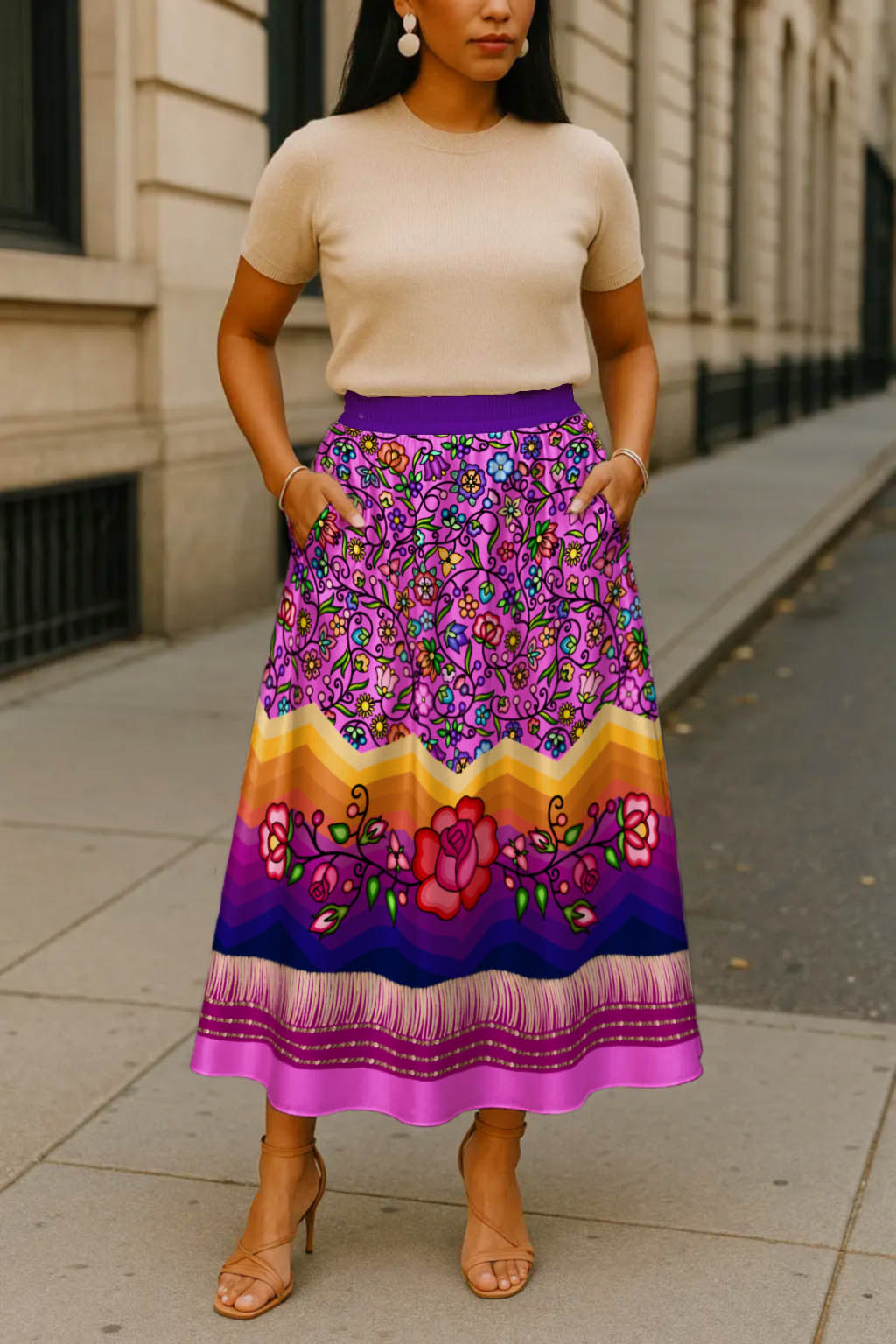 Grandmother Legacy Magenta 3 Skirt