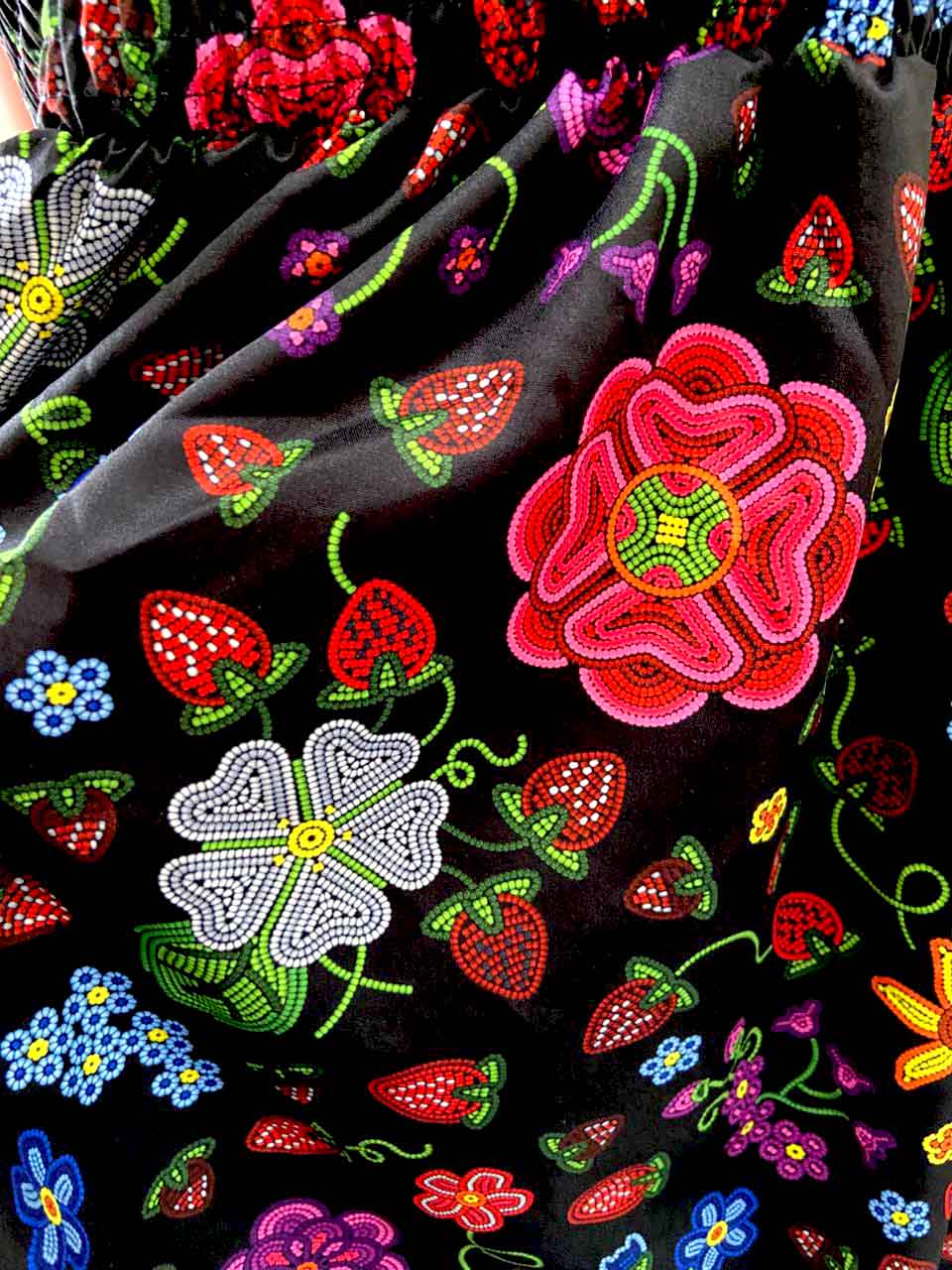 Strawberry Fields Forever Peasant Maxi Dress PREORDER