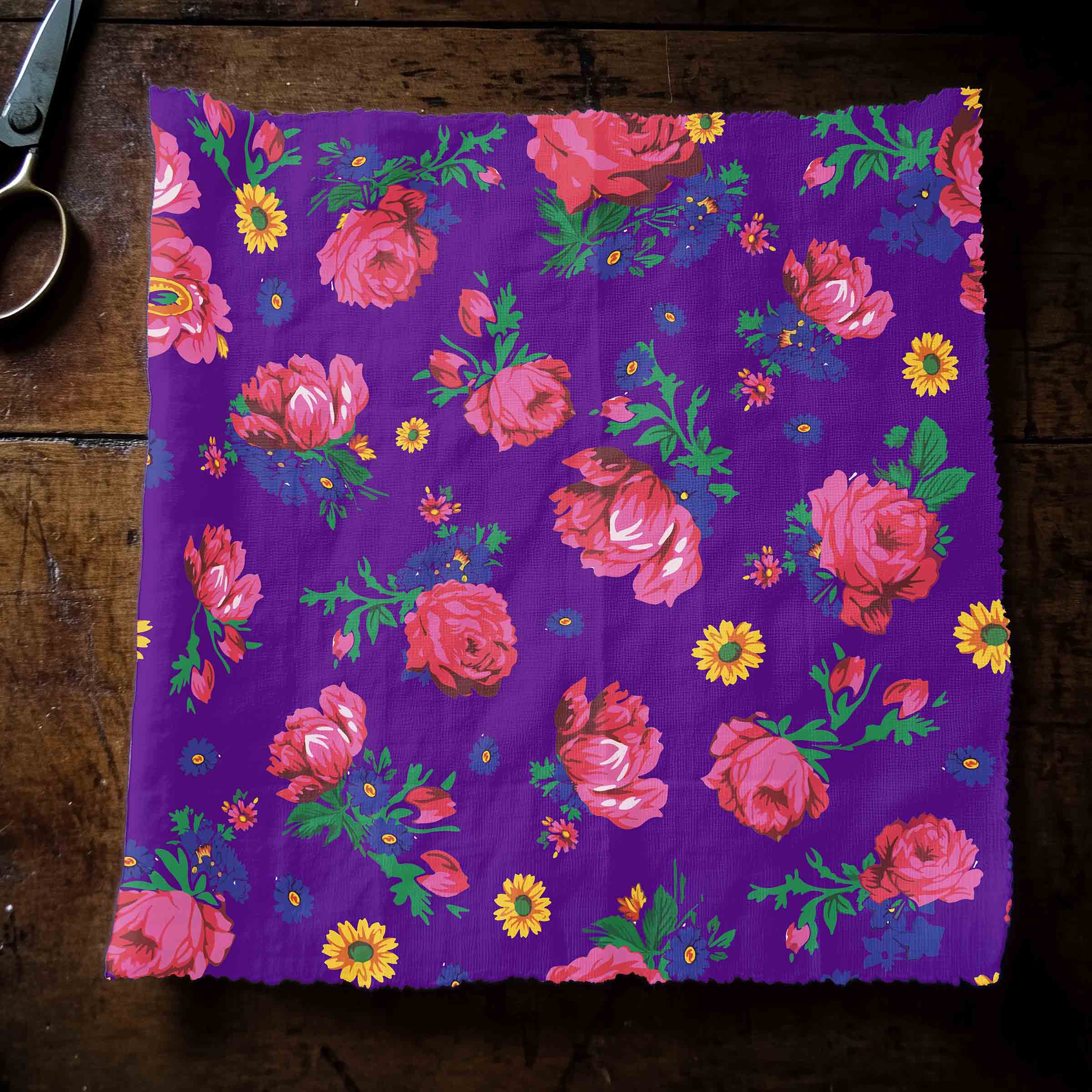 Kokum Ceremony Lavender Satin Fabric By the Yard Pre Order