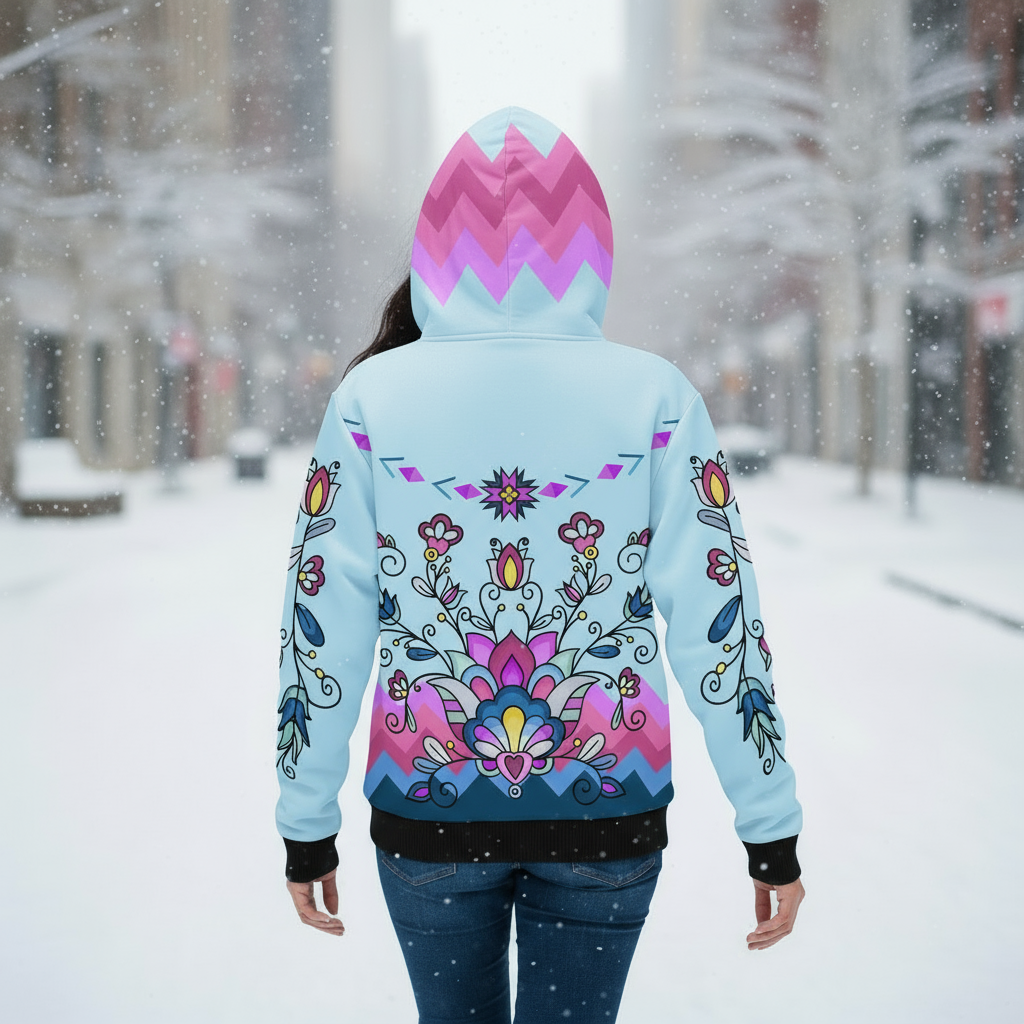 Autumn Bundle Blessing Women's Sherpa Hoodie