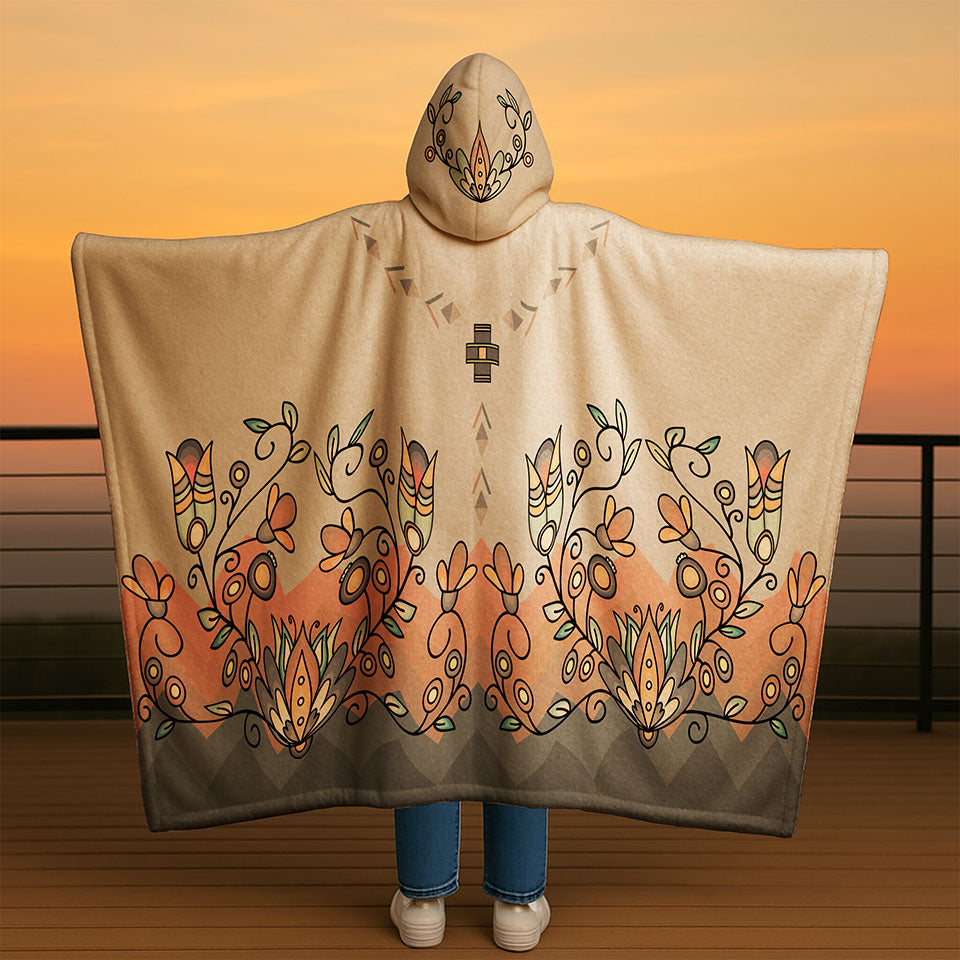 Roots and Rising Earthy Women's Hooded Blanket