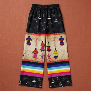 Ledger Round Dance Midnight Women's Pants