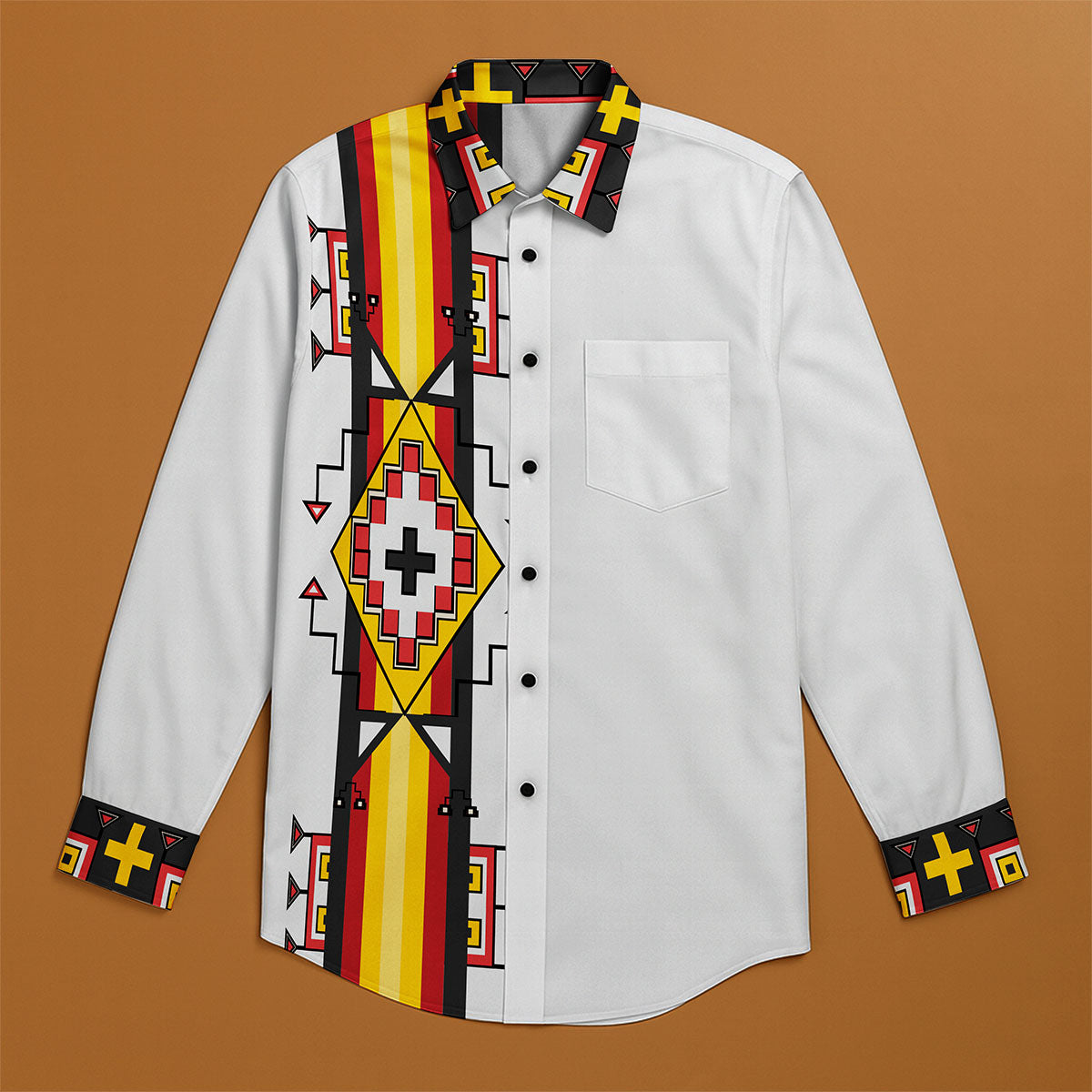 Shield Keeper Men's Casual Dress Shirt