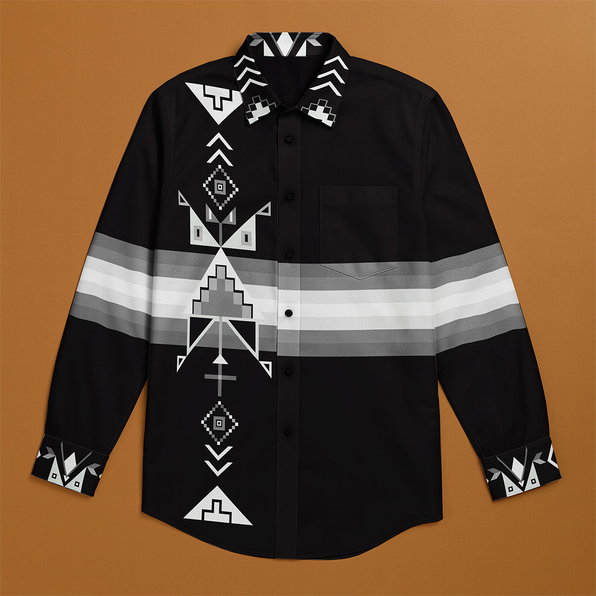 Owl Watcher Men's Casual Dress Shirt