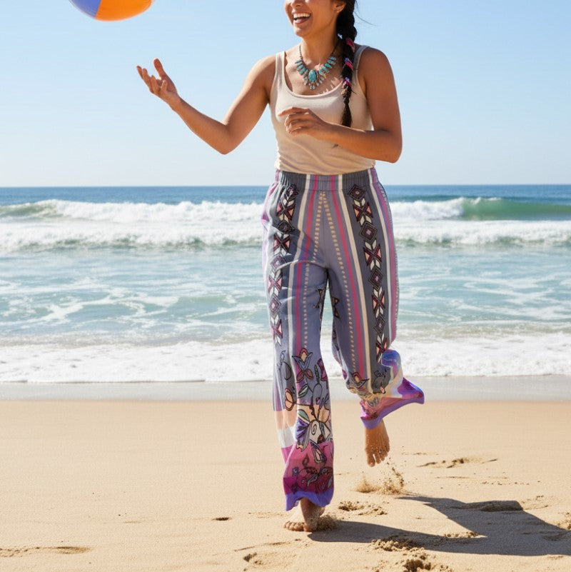 Moonlit Frost Ribbon Pant