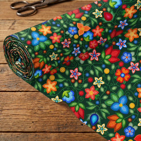 Morning Harmony Forest Satin Fabric By the Yard Pre Order