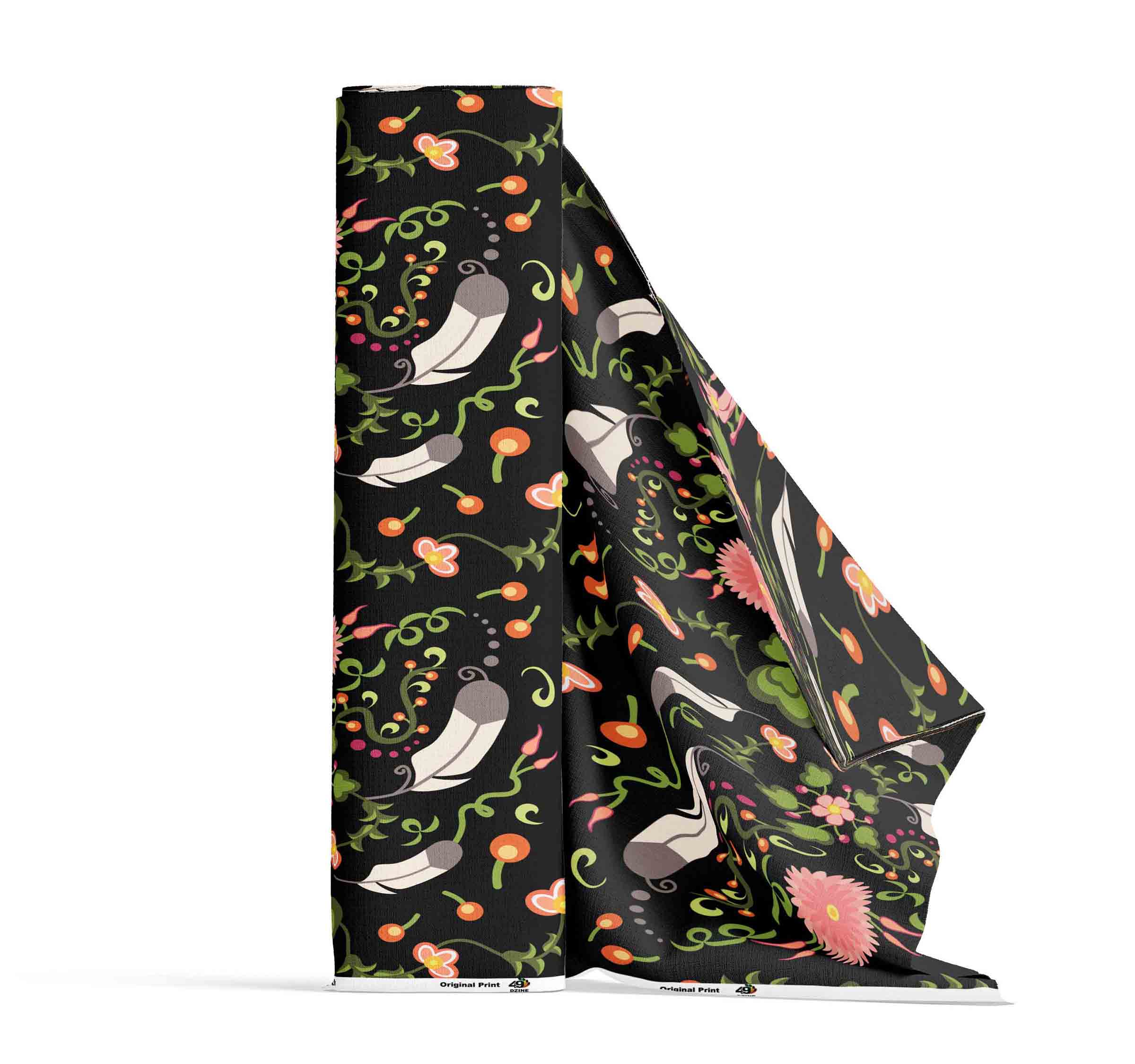 New Growth Satin Fabric By the Yard Pre Order