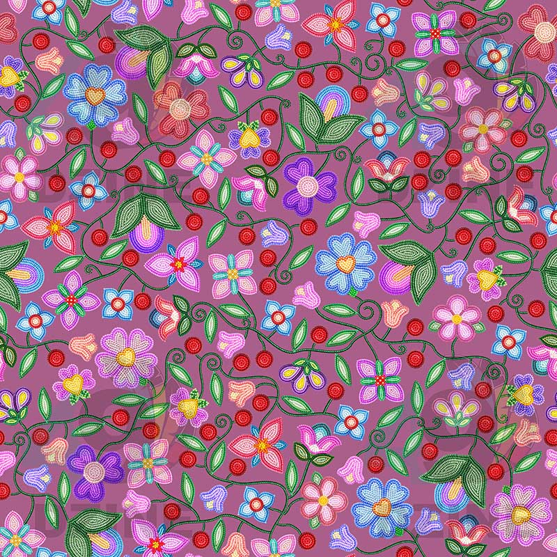Petal Harmony Dusty Rose Satin Fabric By the Yard Pre Order