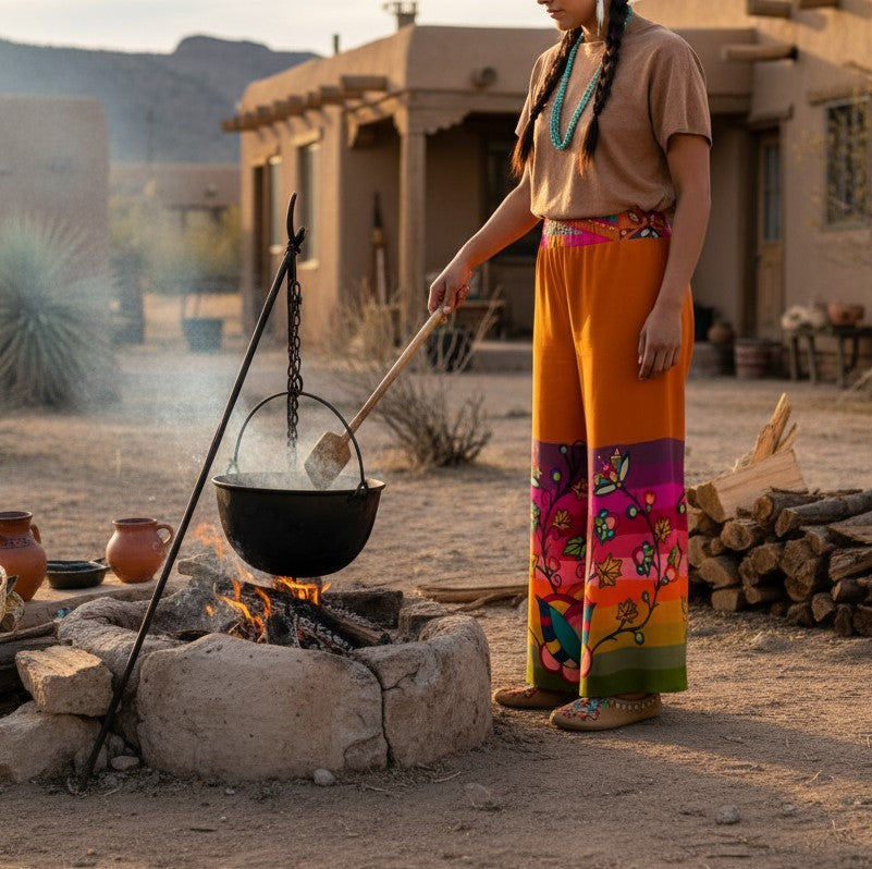 Pumpkin Glow Ribbon Pants