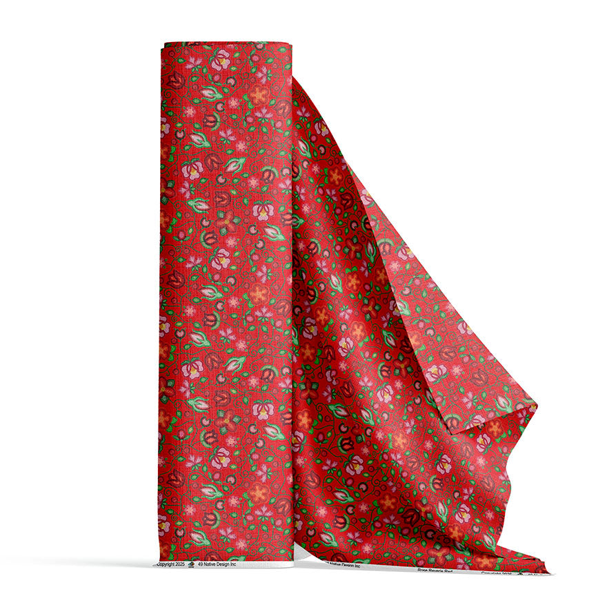 Rose Reverie Red 42 Inch Cotton Poplin Pre Order