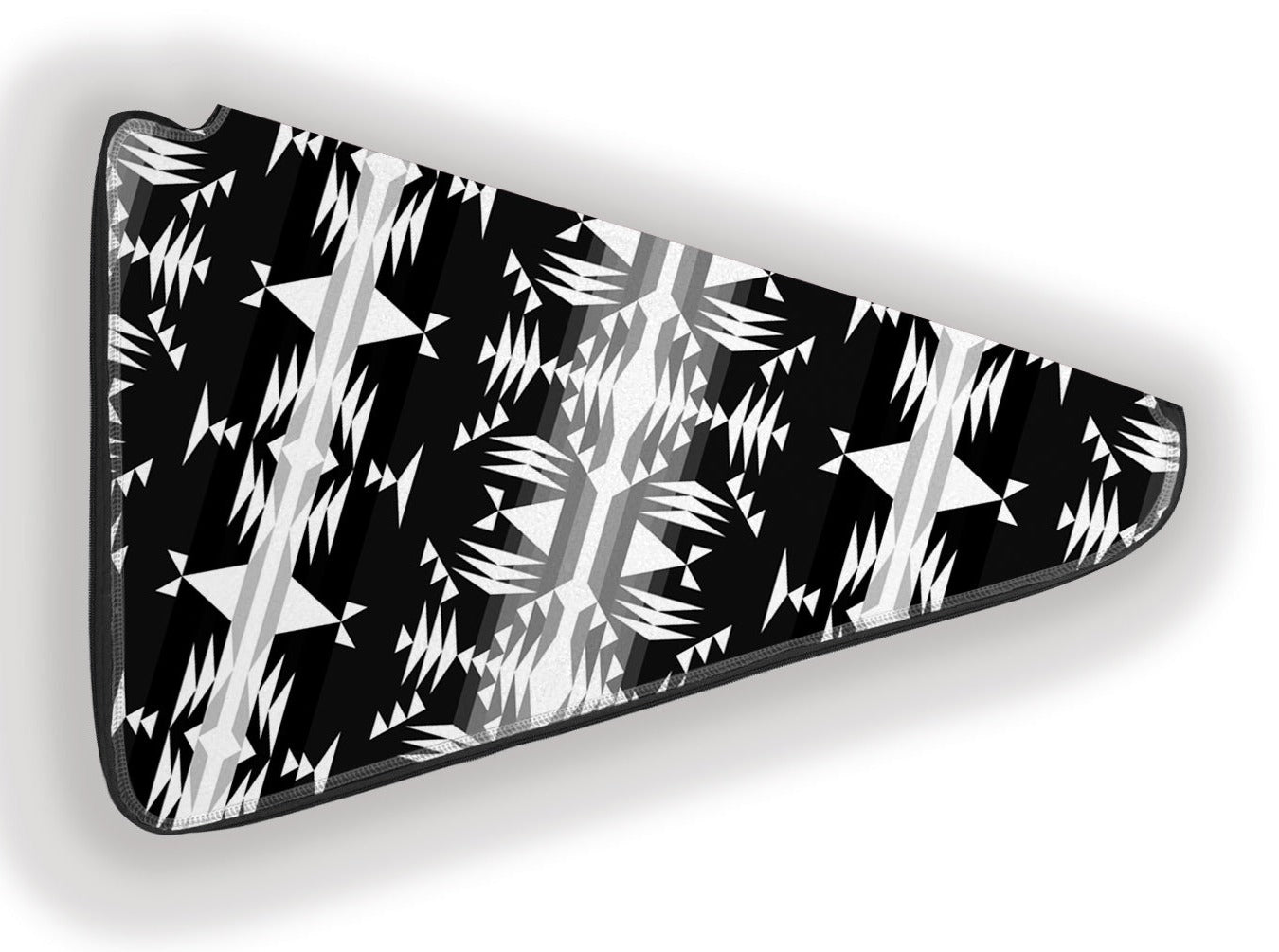 27 Inch Fan Case - Between the Mountains Black and White