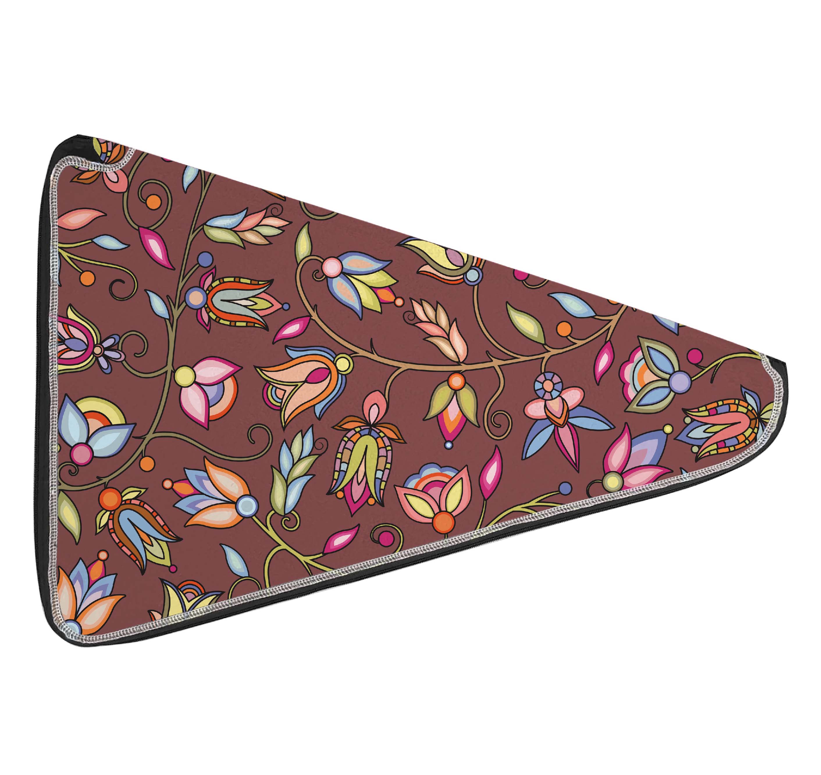 27 Inch Fan Case - Buffalo Bloom Clay