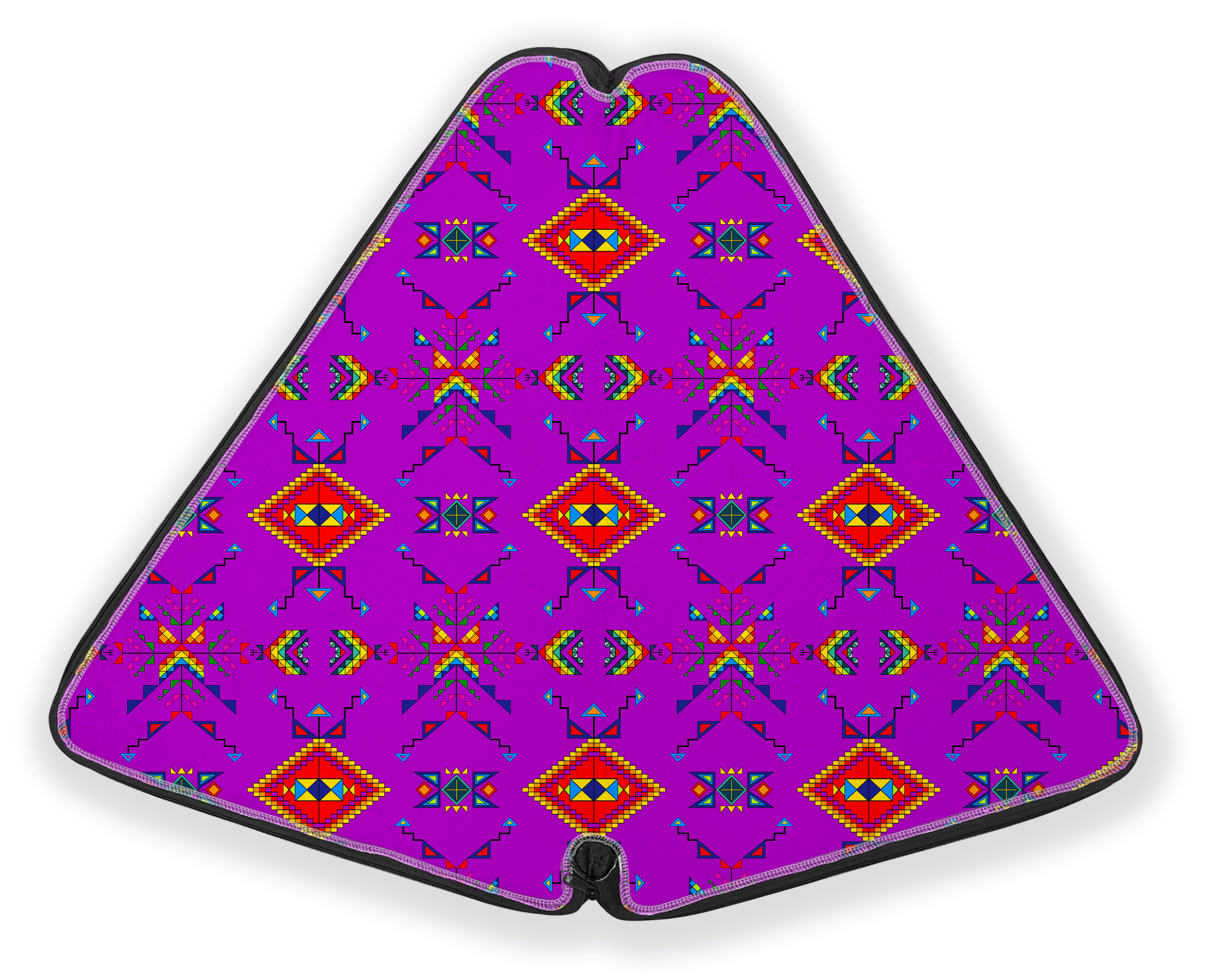 27 Inch Fan Case -Buffalo Jump Purple