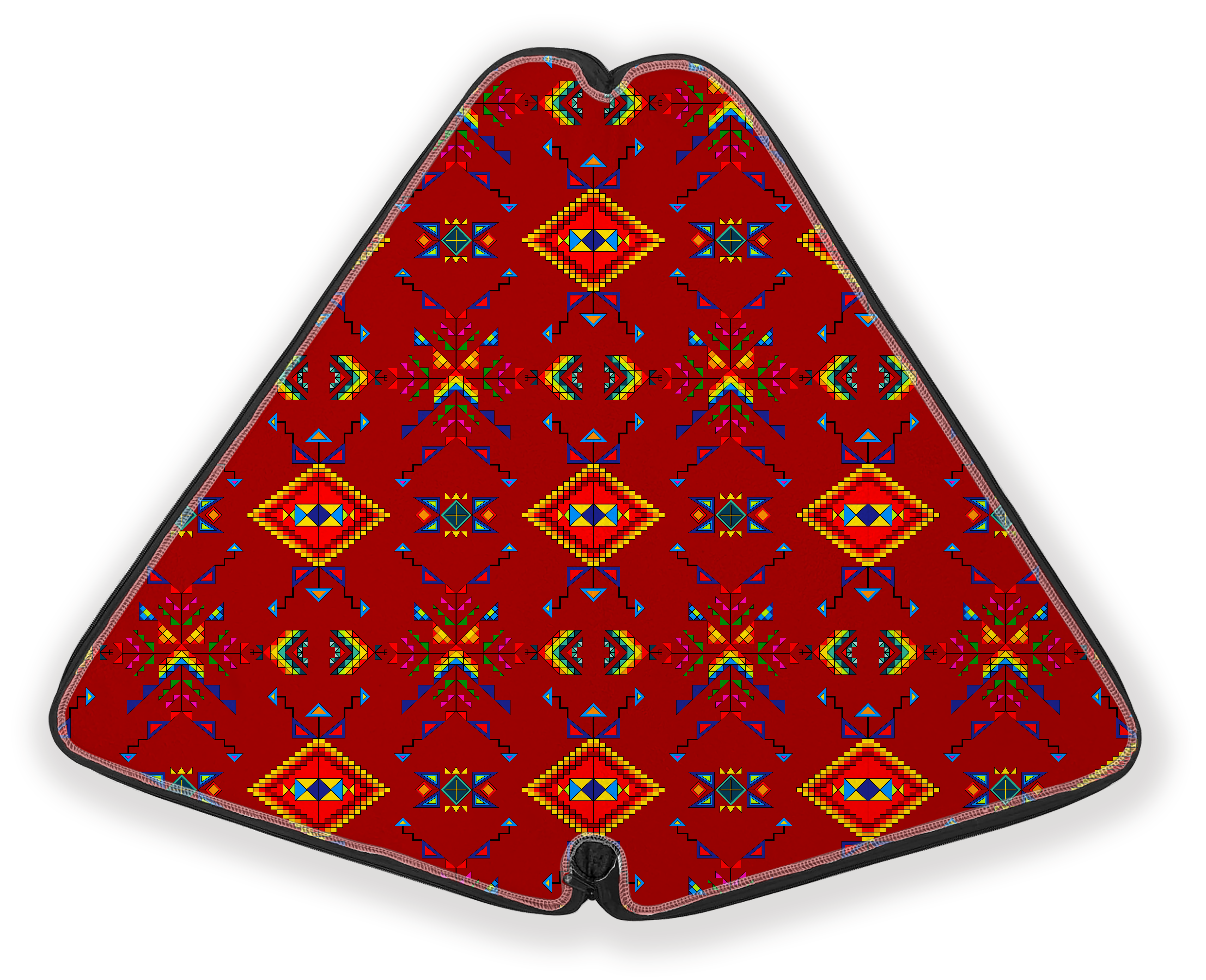 27 Inch Fan Case -Buffalo Jump Red