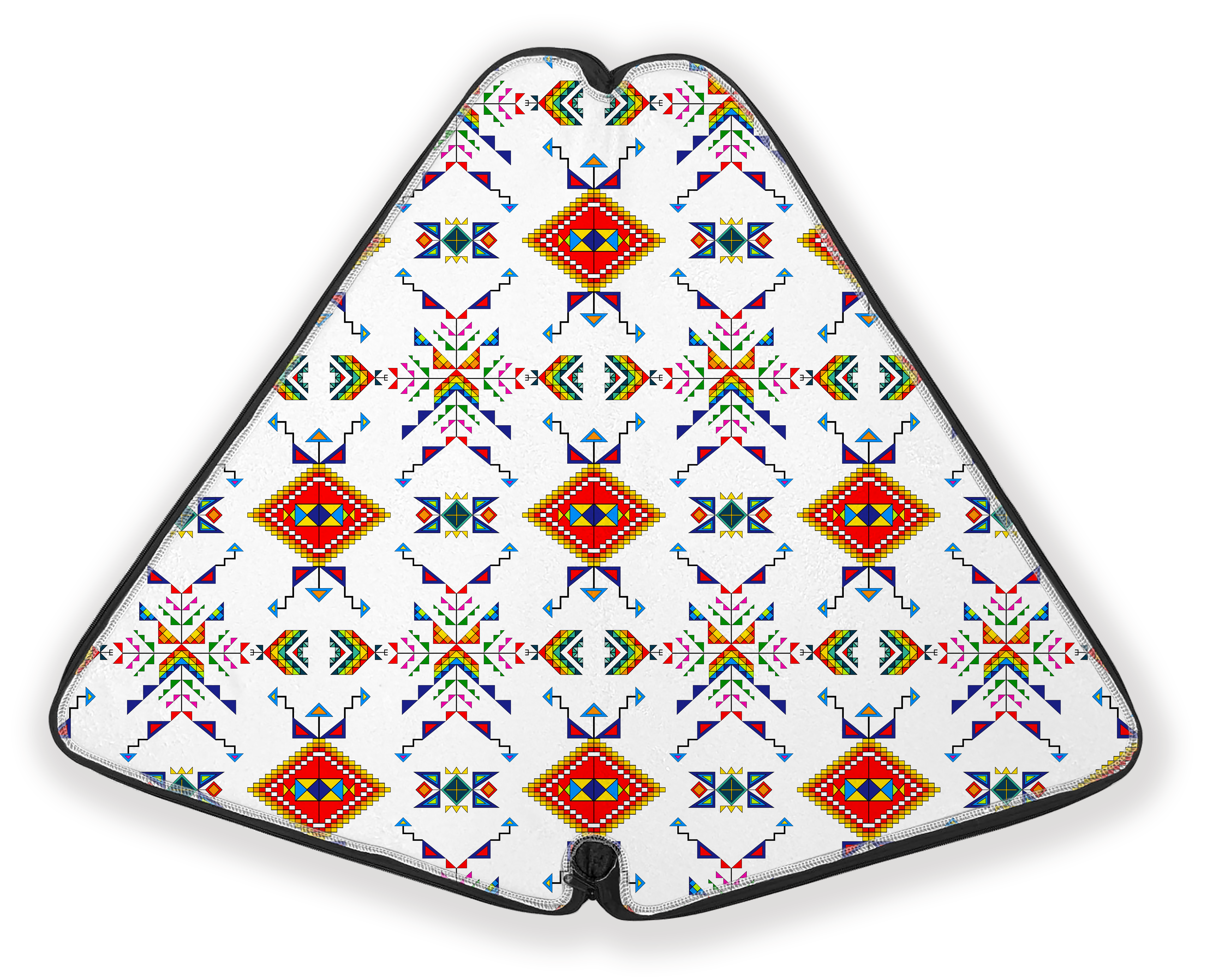 27 Inch Fan Case - Buffalo Jump White