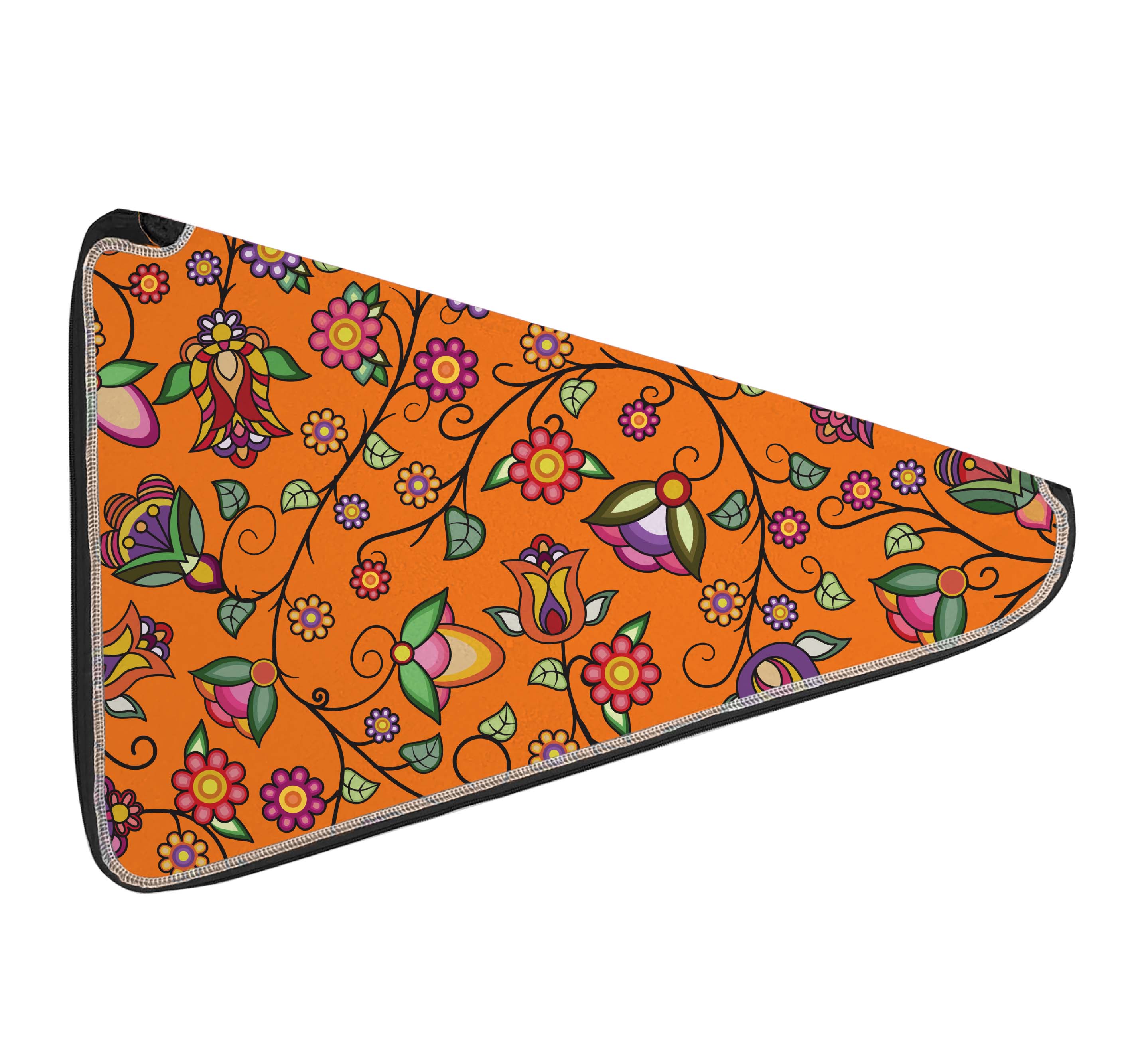 27 Inch Fan Case - Heartbeat Petals ECM Orange