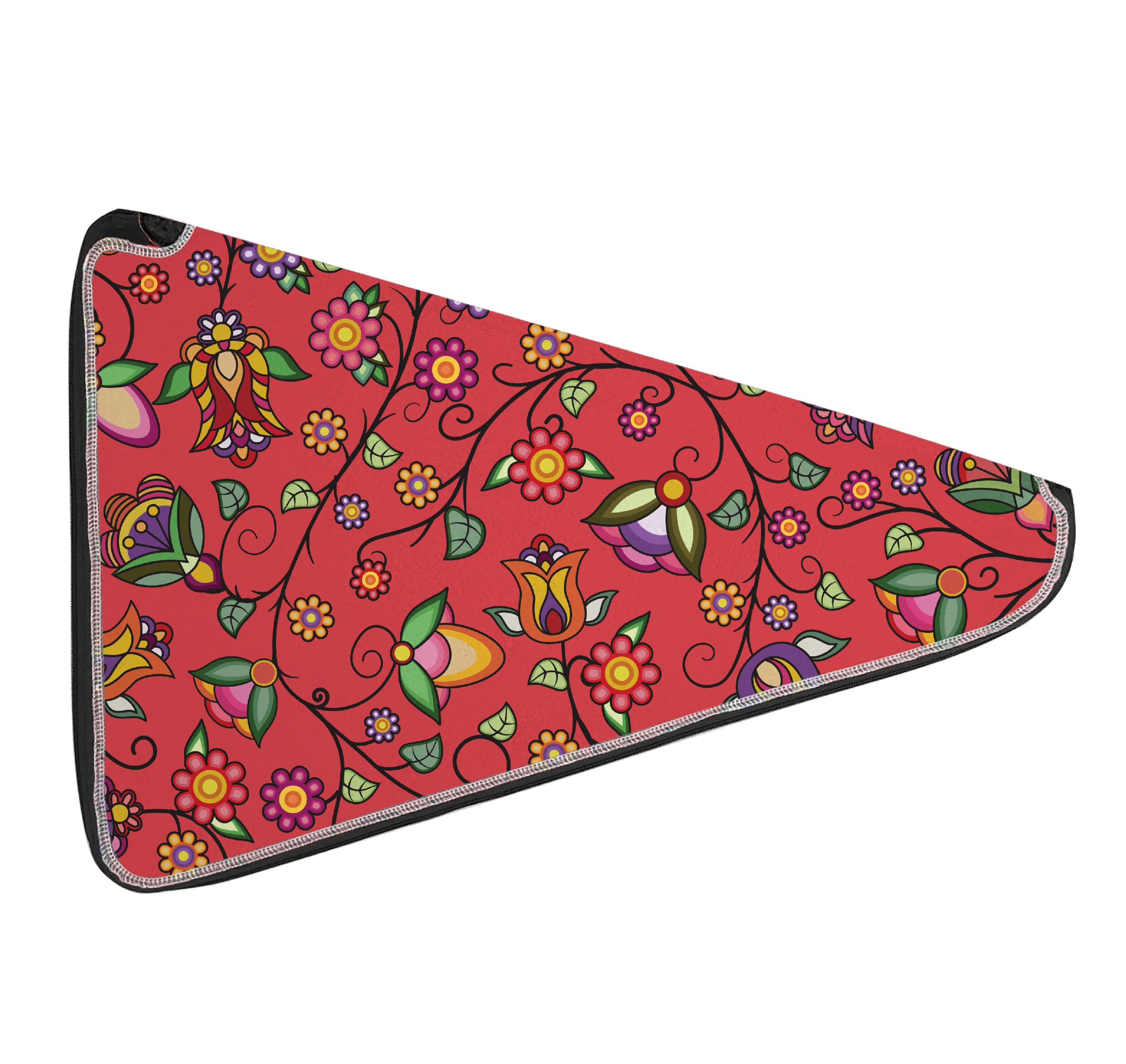 27 Inch Fan Case - Heartbeat Petals Red