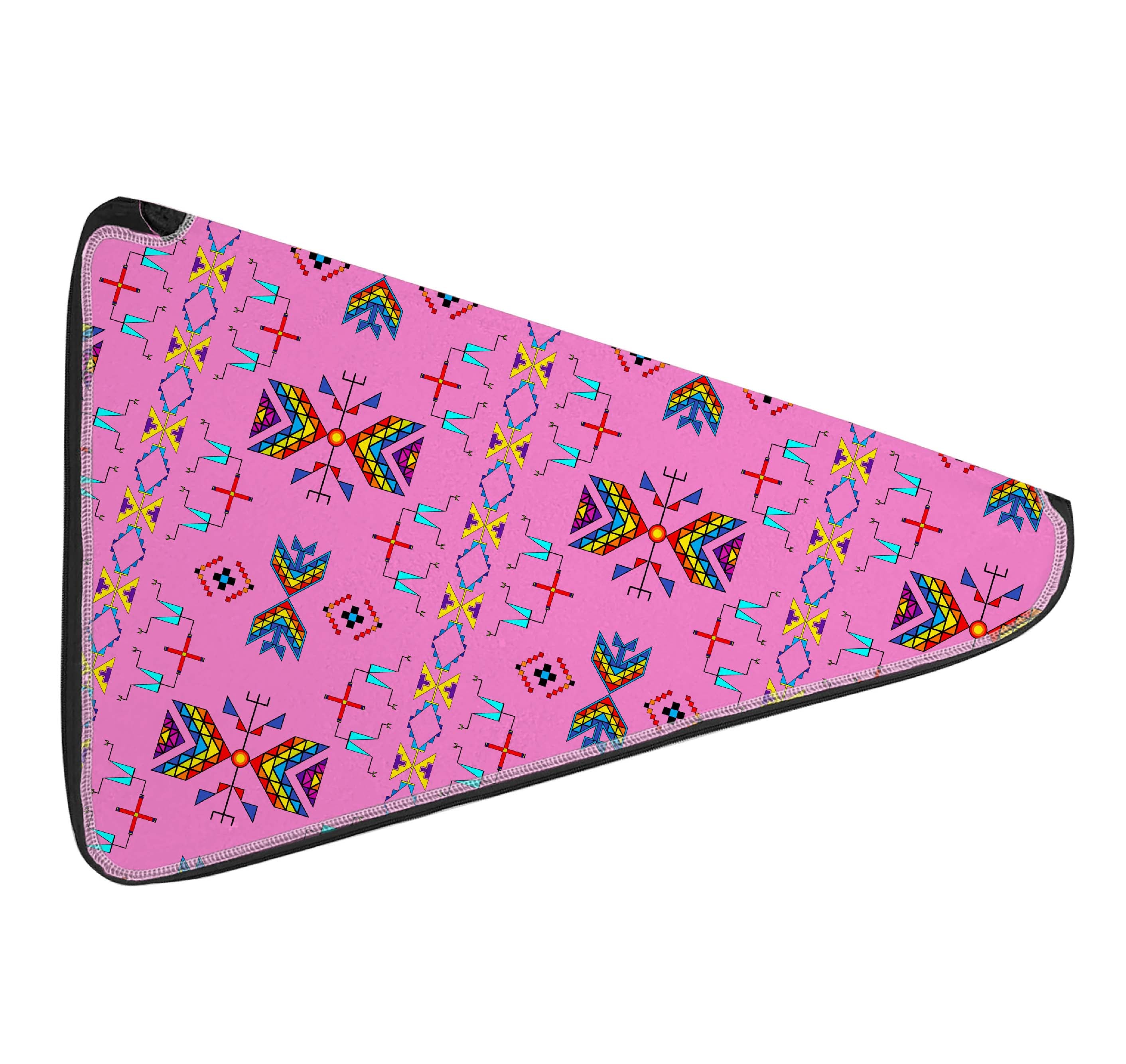 27 Inch Fan Case - Rainy Chief Rainbow Blush