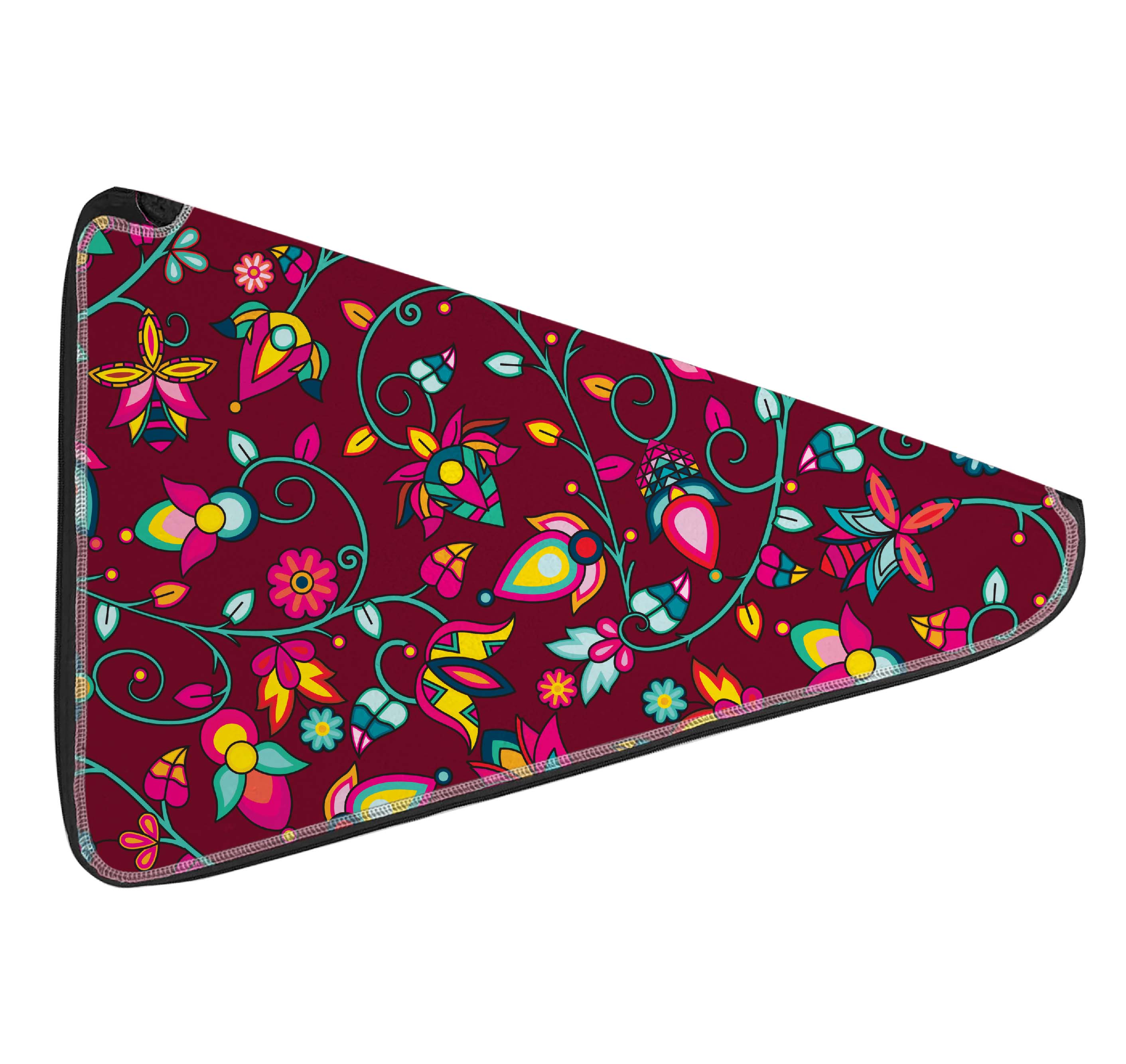 27 Inch Fan Case - Thorny Path Cranberry