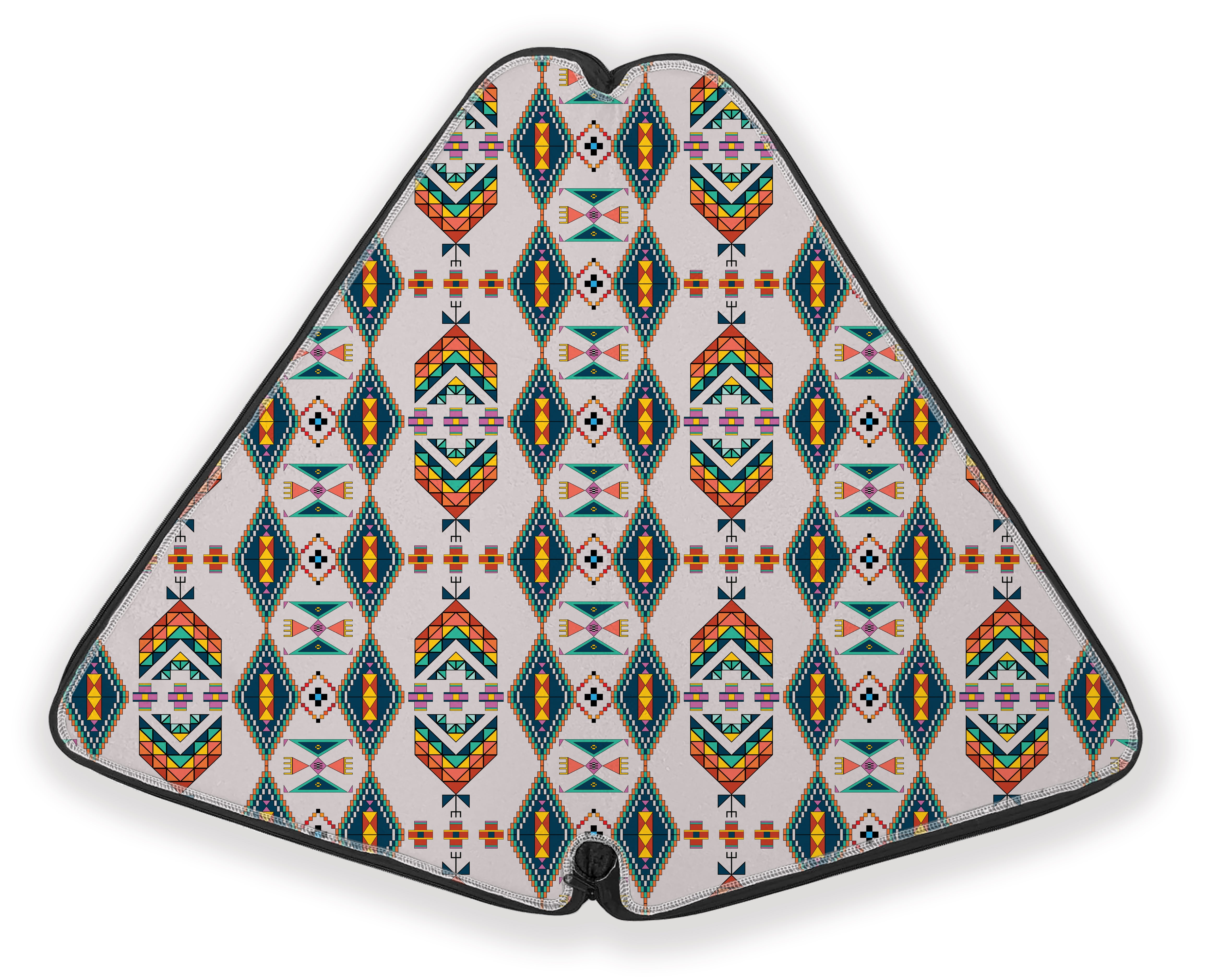 27 Inch Fan Case - Travois Tipi Grey