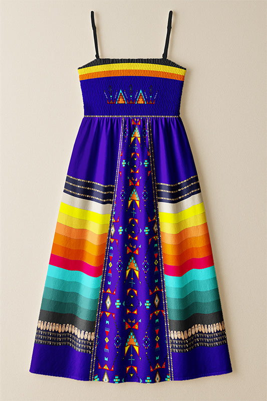 Sentinel of the Plains Navy 2 Smock Top Dress