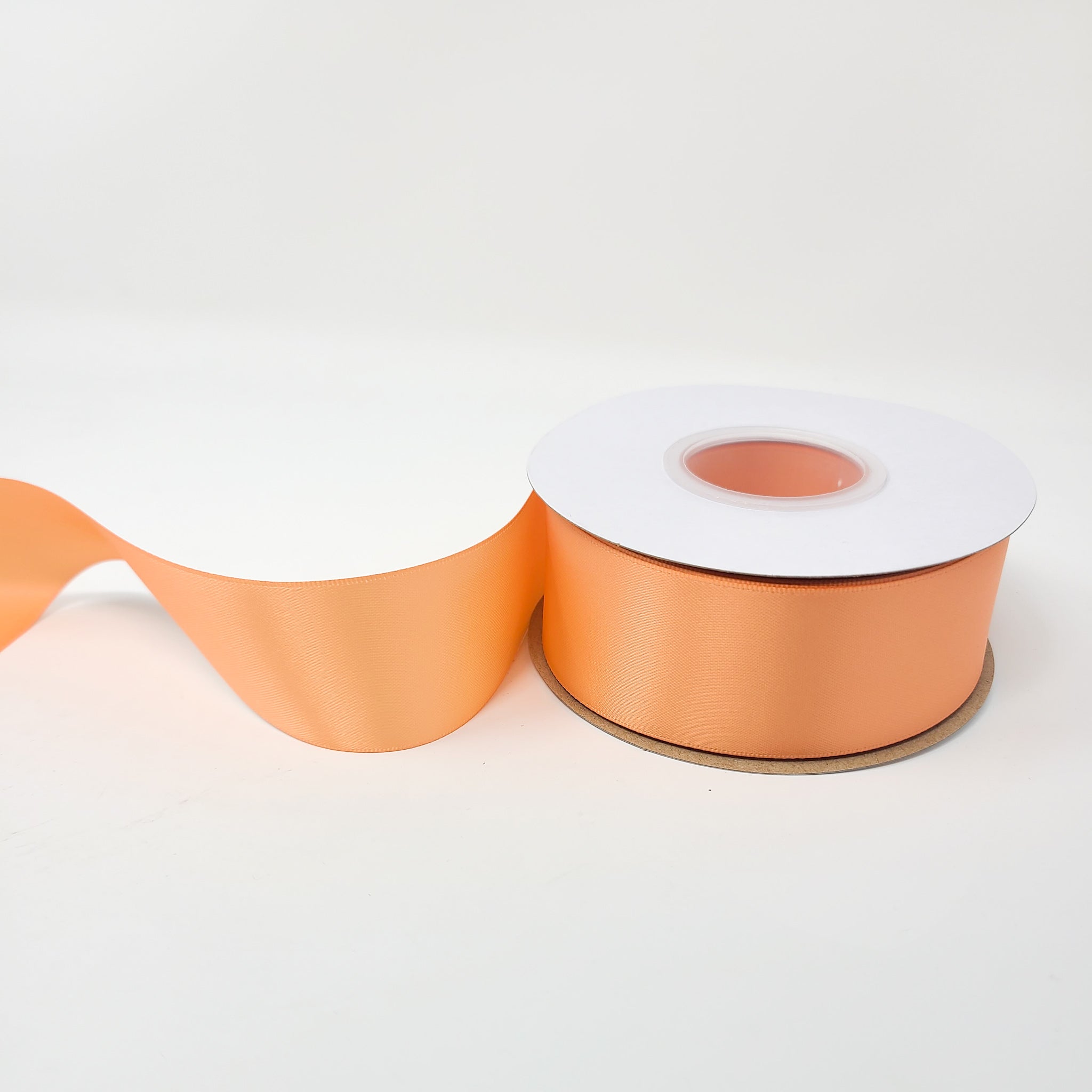Peach - Double Face 1.5 inch Solid Colored Ribbon
