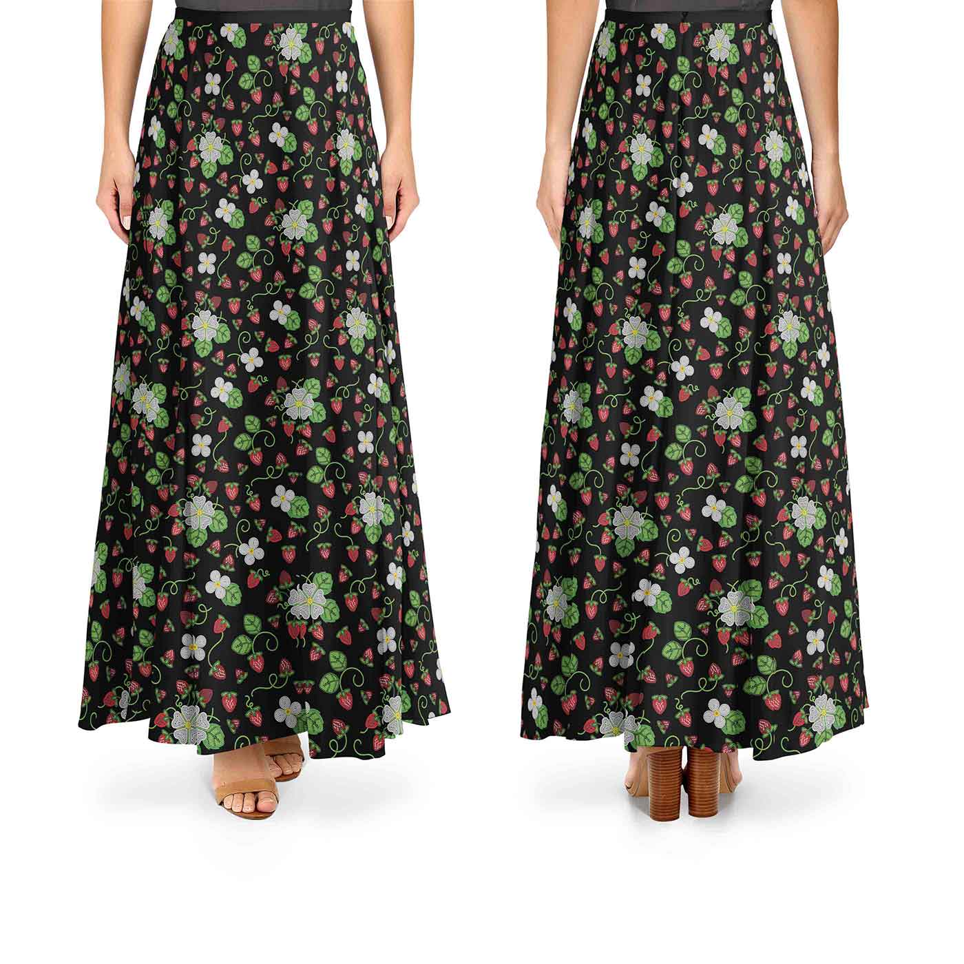 Strawberry Dreams Midnight 56 Inch Cotton Poplin Pre Order