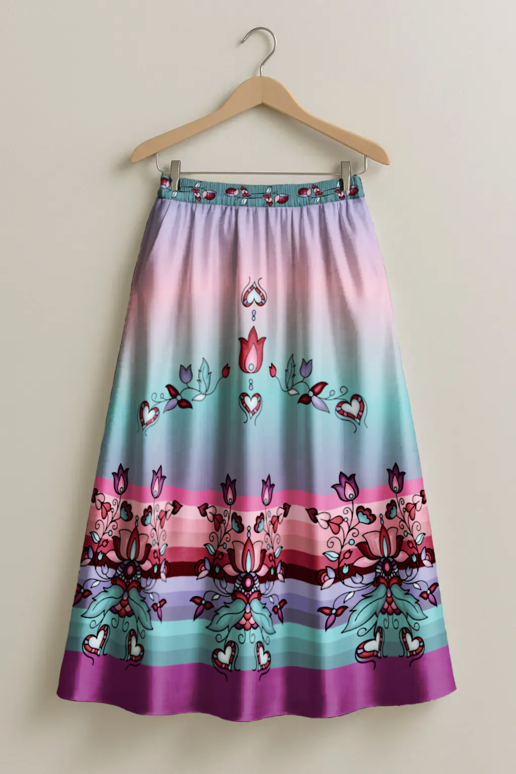 Snowlit Petal Dreams Skirt