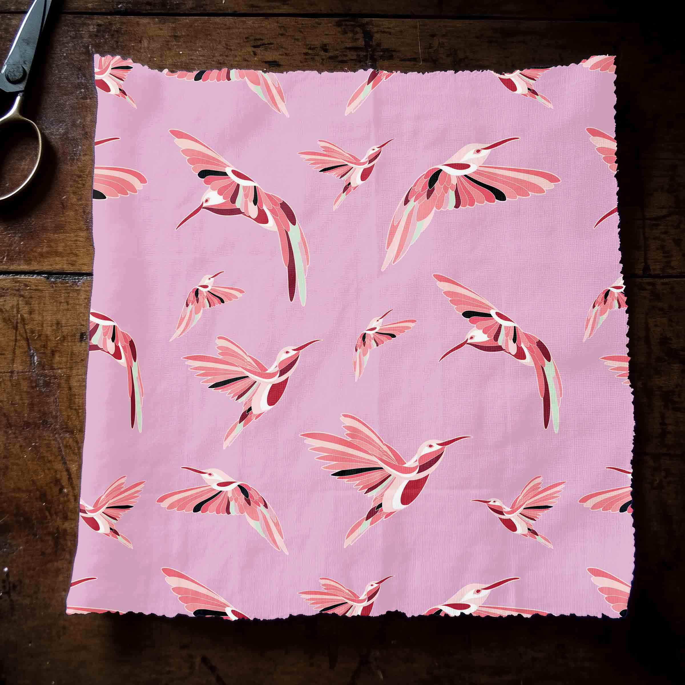 Strawberry Pink Satin Fabric By the Yard Pre Order