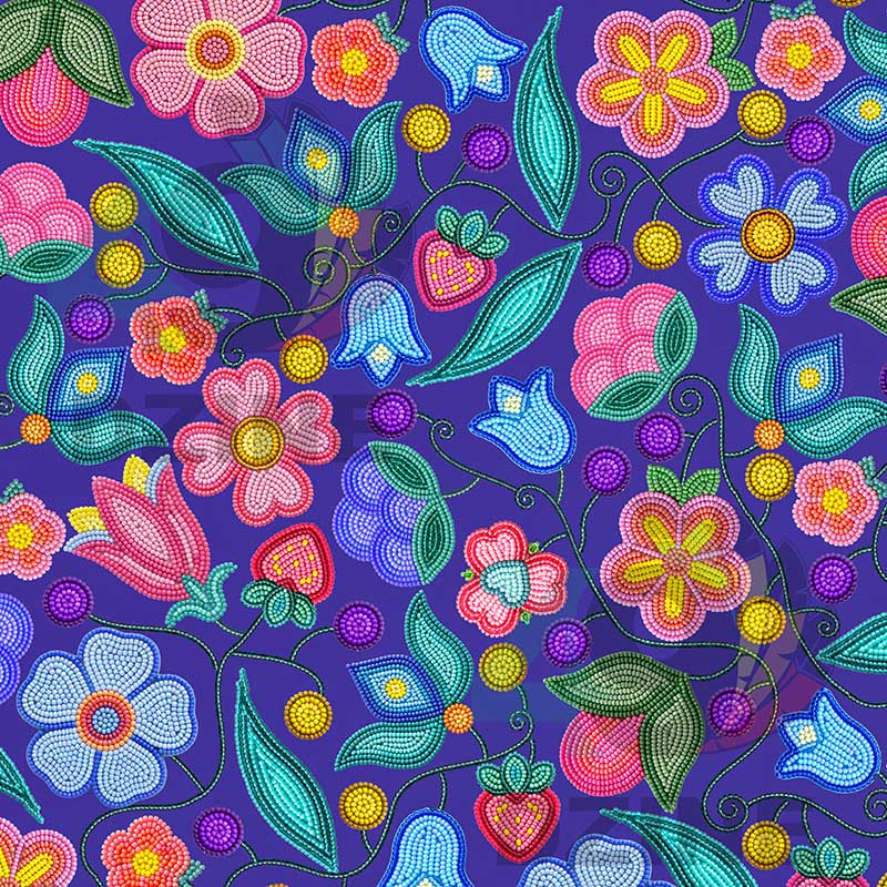 Sweet Offering Indigo Satin Fabric By the Yard Pre Order