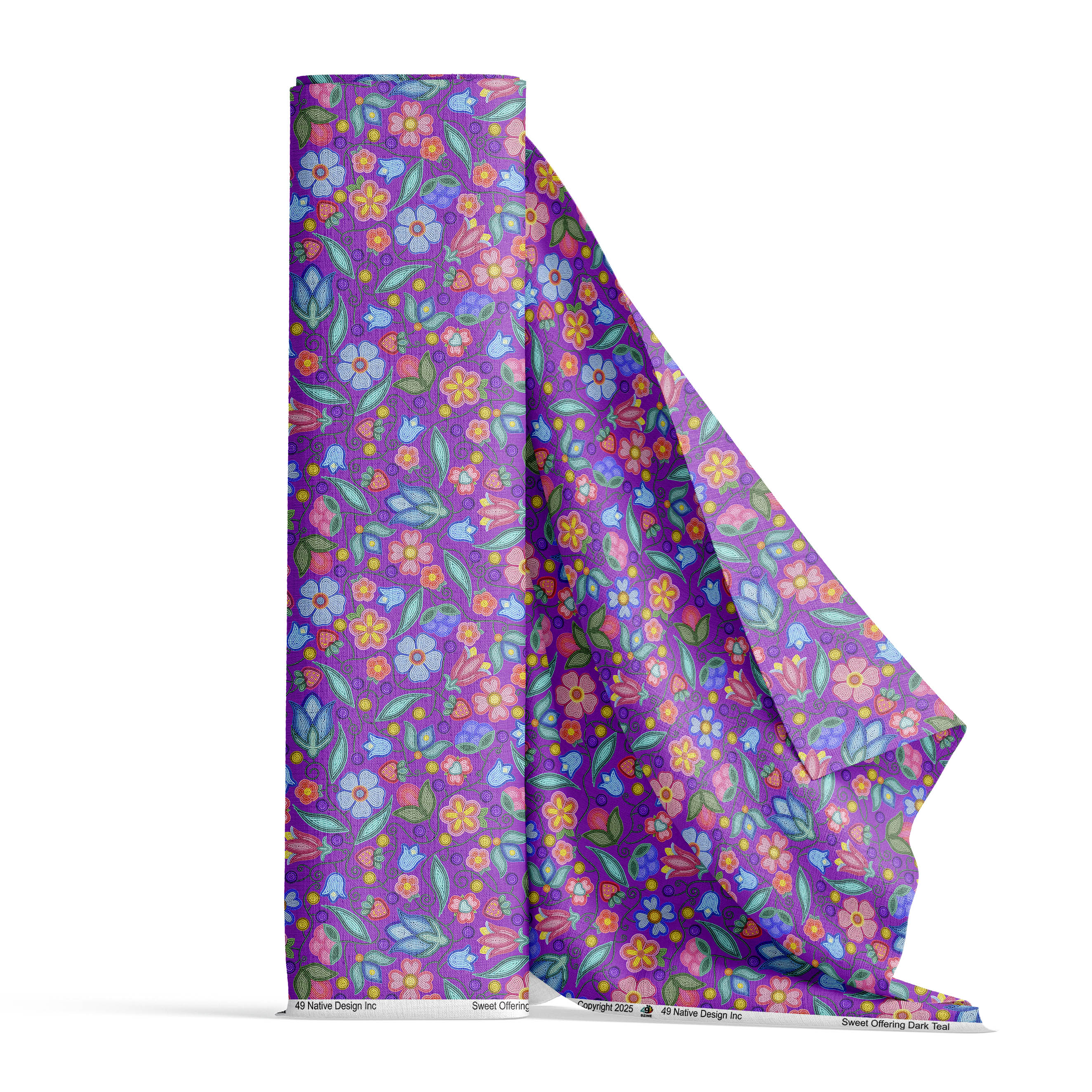 Sweet Offering Purple Satin Fabric By the Yard Pre Order