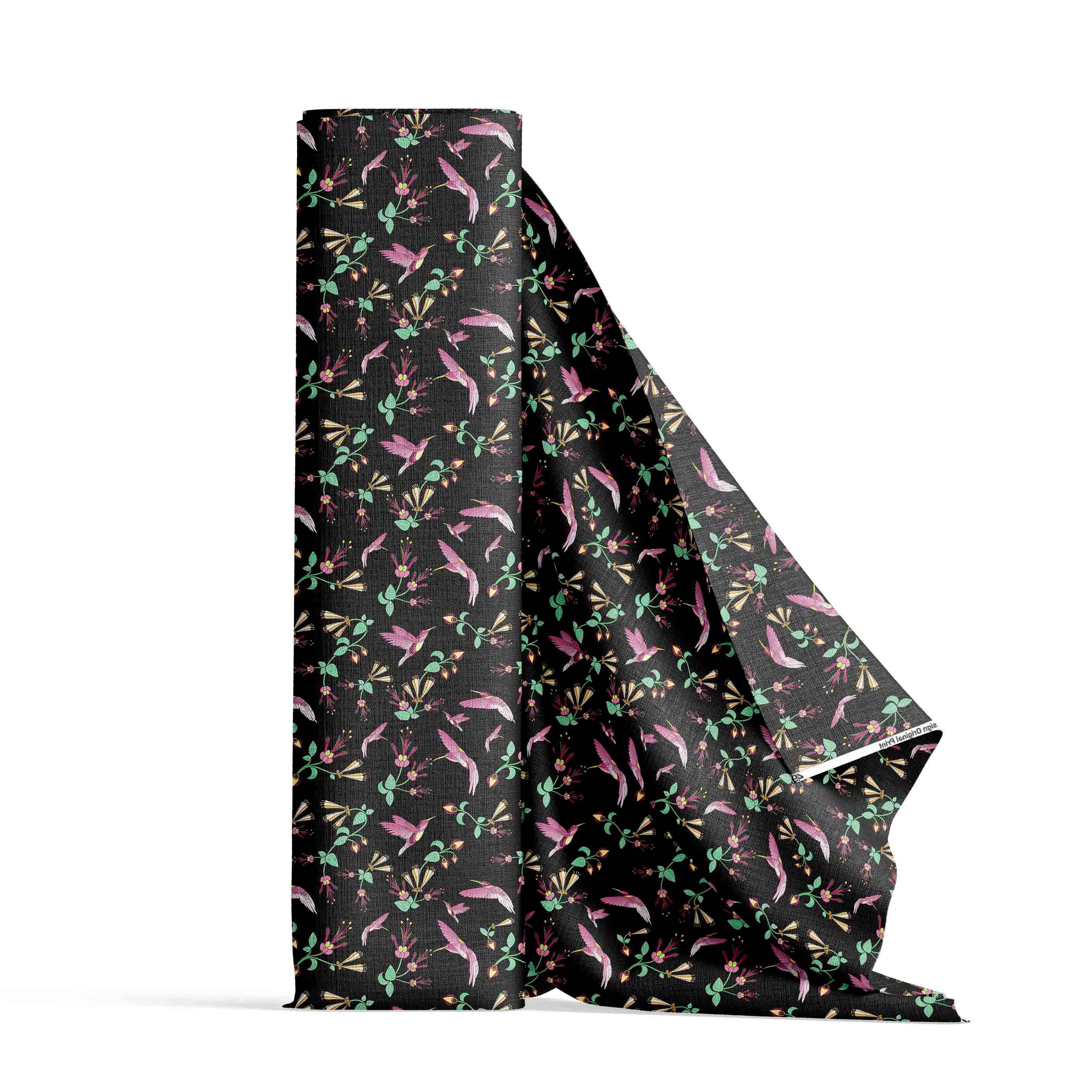 Swift Noir Satin Fabric By the Yard Pre Order