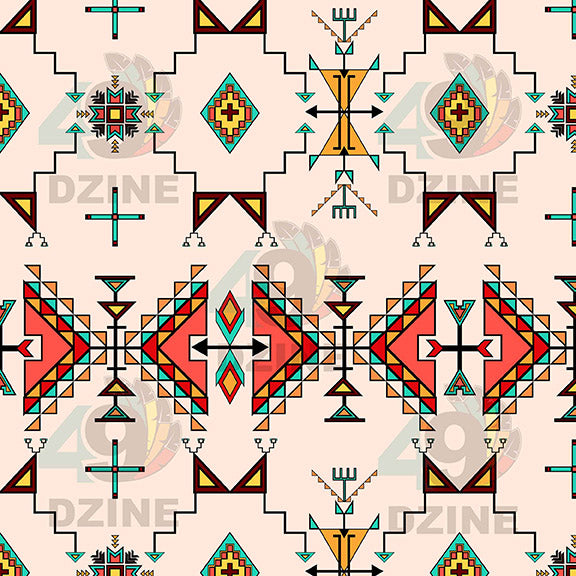 Thunder Flight Cream 42 Inch Cotton Poplin Pre Order