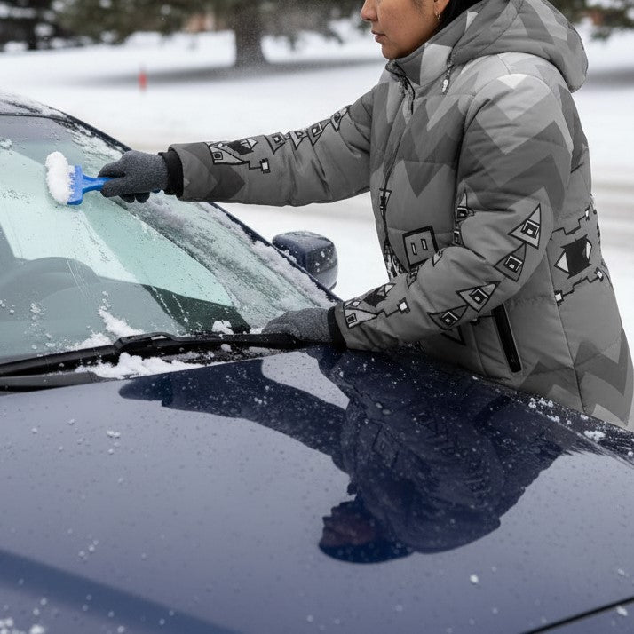 Thunder Drum Women's Hooded Puffer Coat