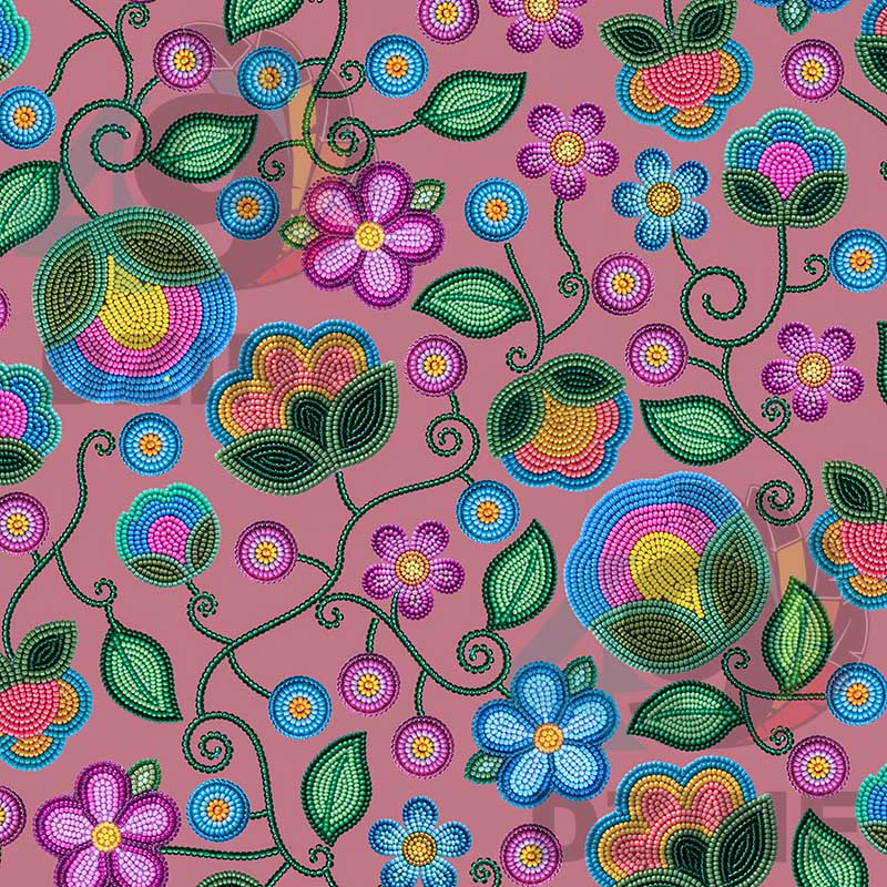Turquoise Sunbeam Peach 42 Inch Cotton Poplin Pre Order