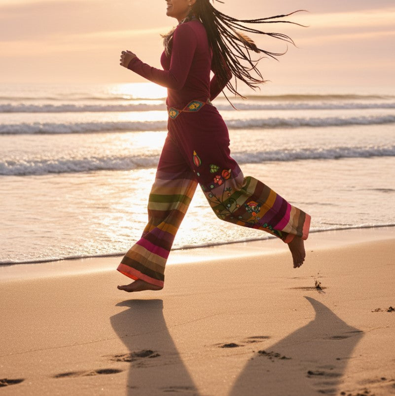 Twilight Grove Ribbon Pants