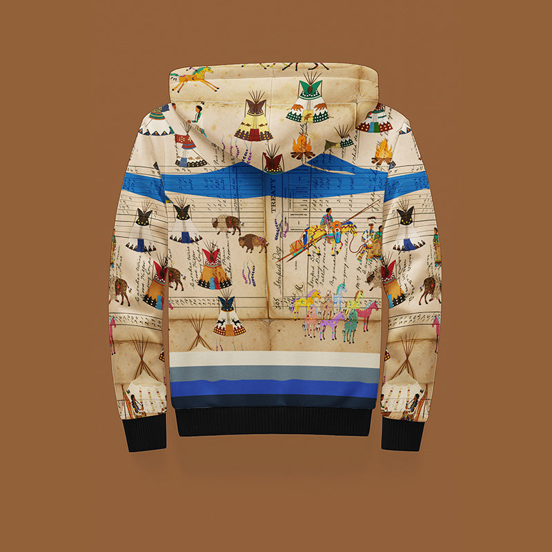 Under the Treaty Arches Sherpa Hoodie