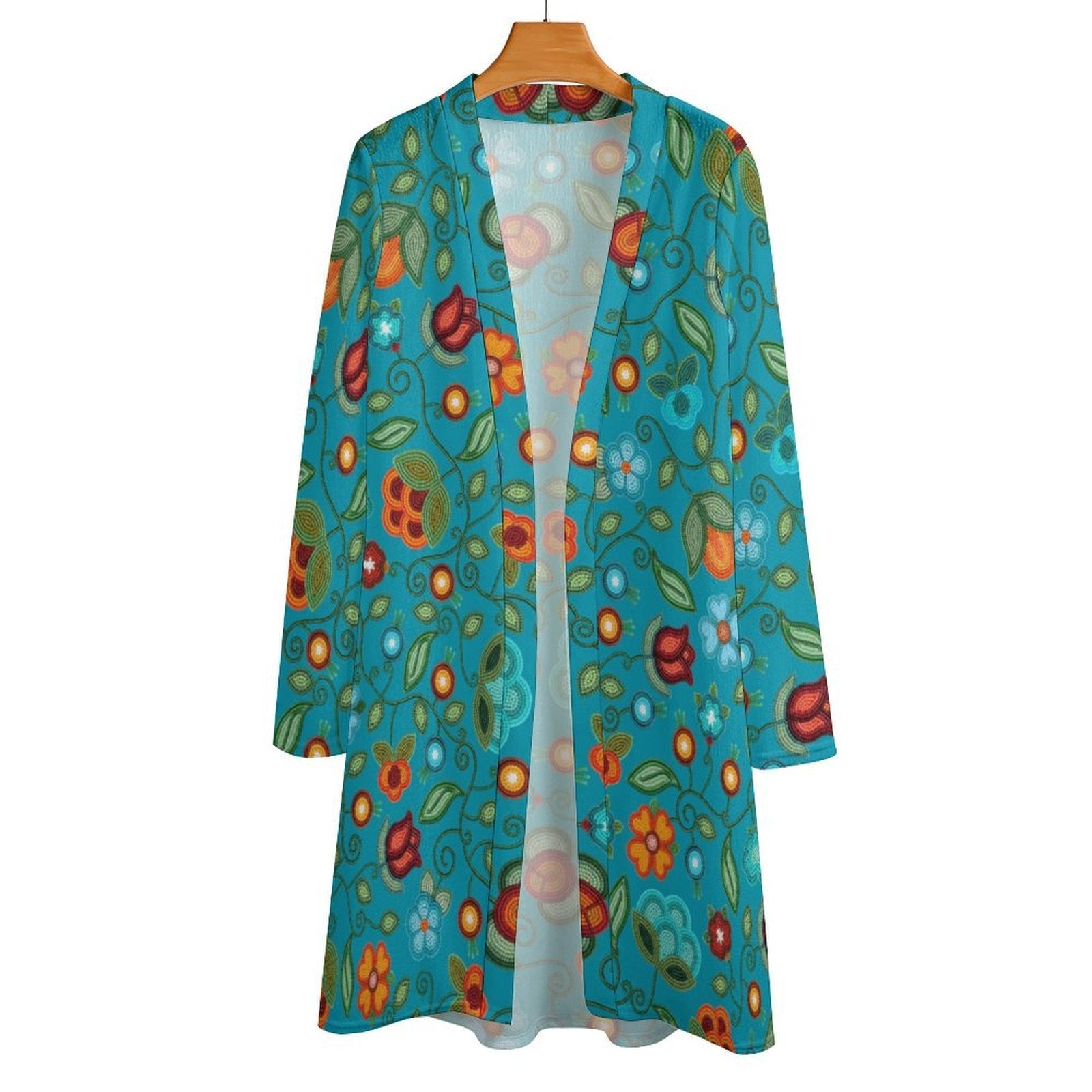 Prairie Fire Petals Ocean Cardigan