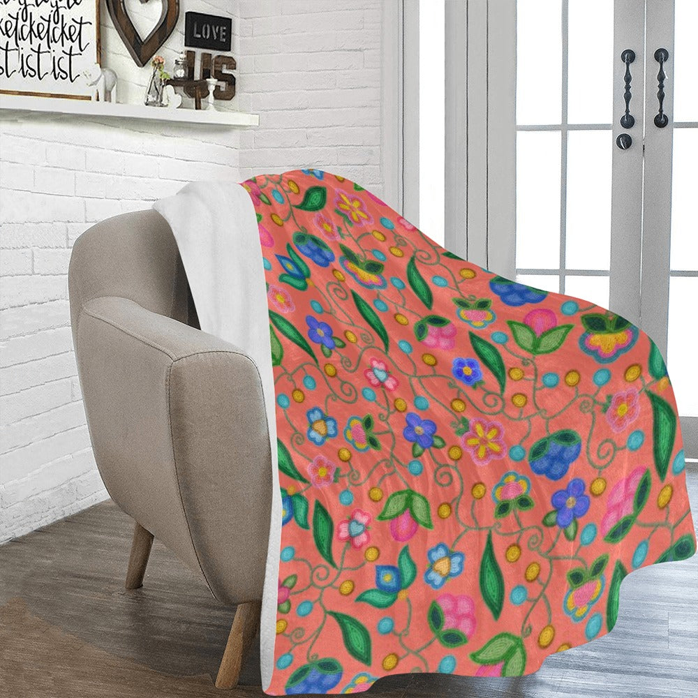 Skyberry Serenade Peach Ultra-Soft Micro Fleece Blanket 60"x80"