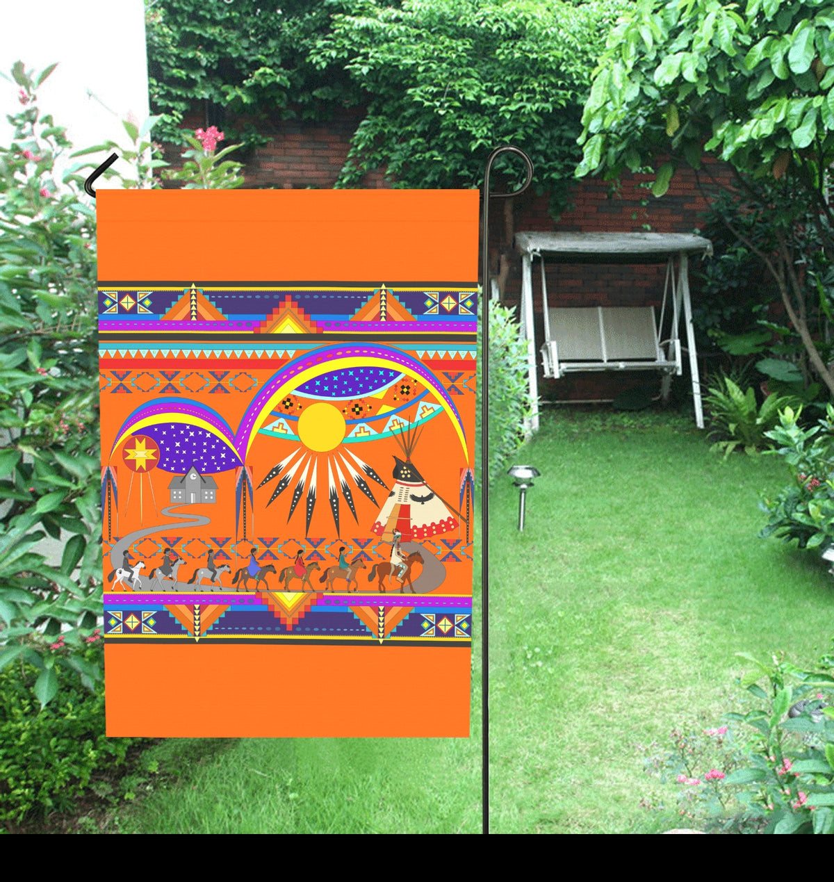 Seven Generations Medicine Garden Flag 28''x40'' (Two Sides Printing)
