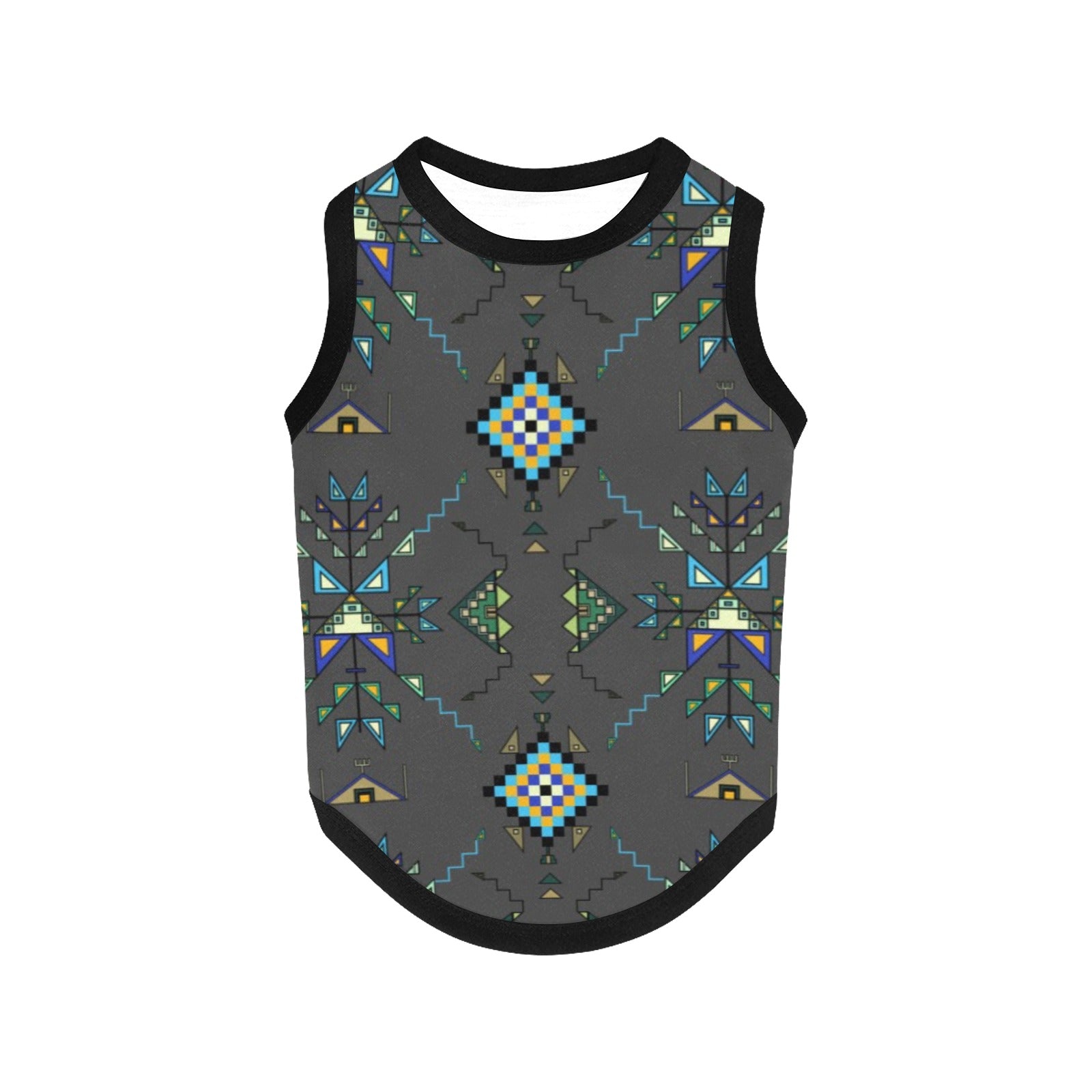 Bear Shield Gray Pet Tank Top