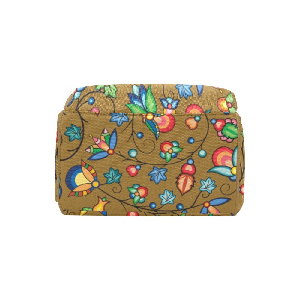 Prairie Plains Spirit Fall Leaves Multi-Function Diaper Backpack/Diaper Bag