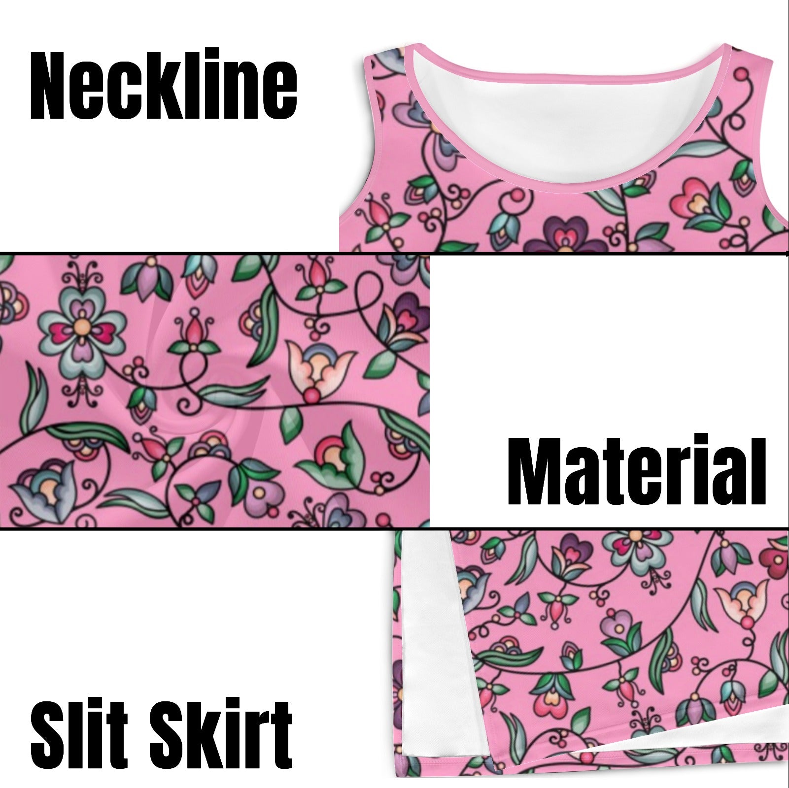 Amber Evening Garland Pink Phaedra Sleeveless Open Fork Long Dress