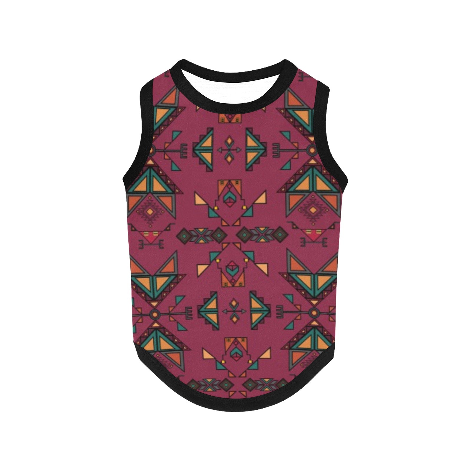 Arrow dawn Maroon Pet Tank Top